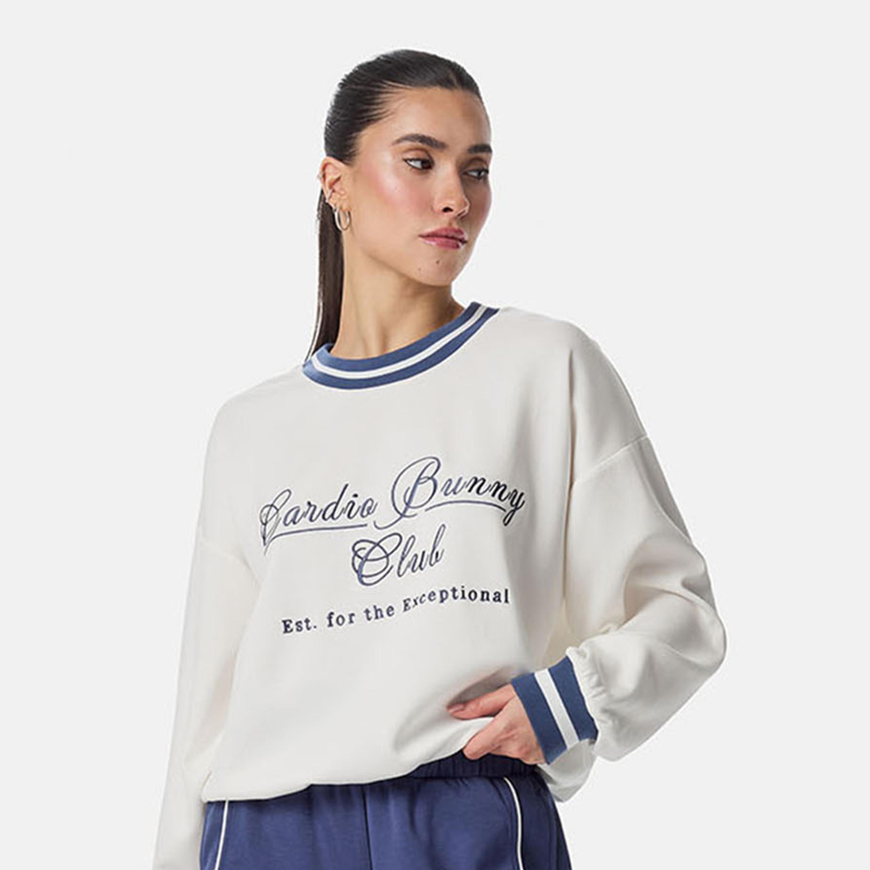 Cardio Bunny Women's Long Sleeve Sweatshirt-women-winterwear-hoodiesandsweatshirts-sweatshirts-image-1
