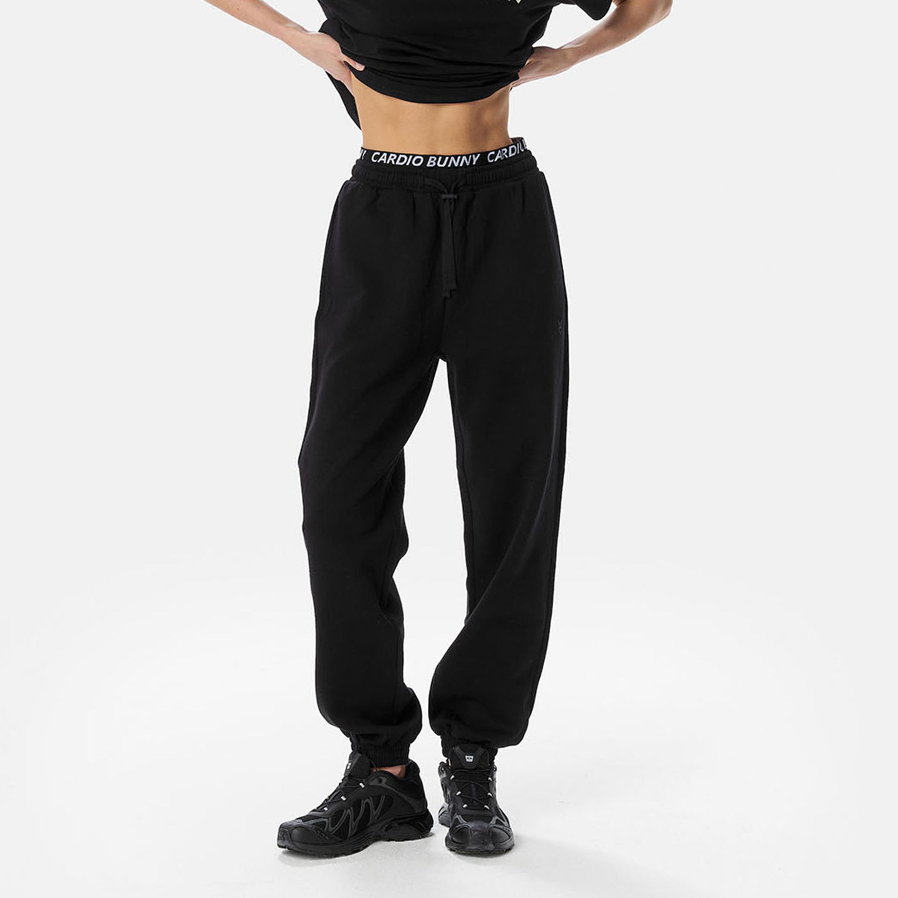 Cardio Bunny Women's Flexi Waist Tapered Fit Sweatpants-women-clothing-bottoms-joggers-image-1