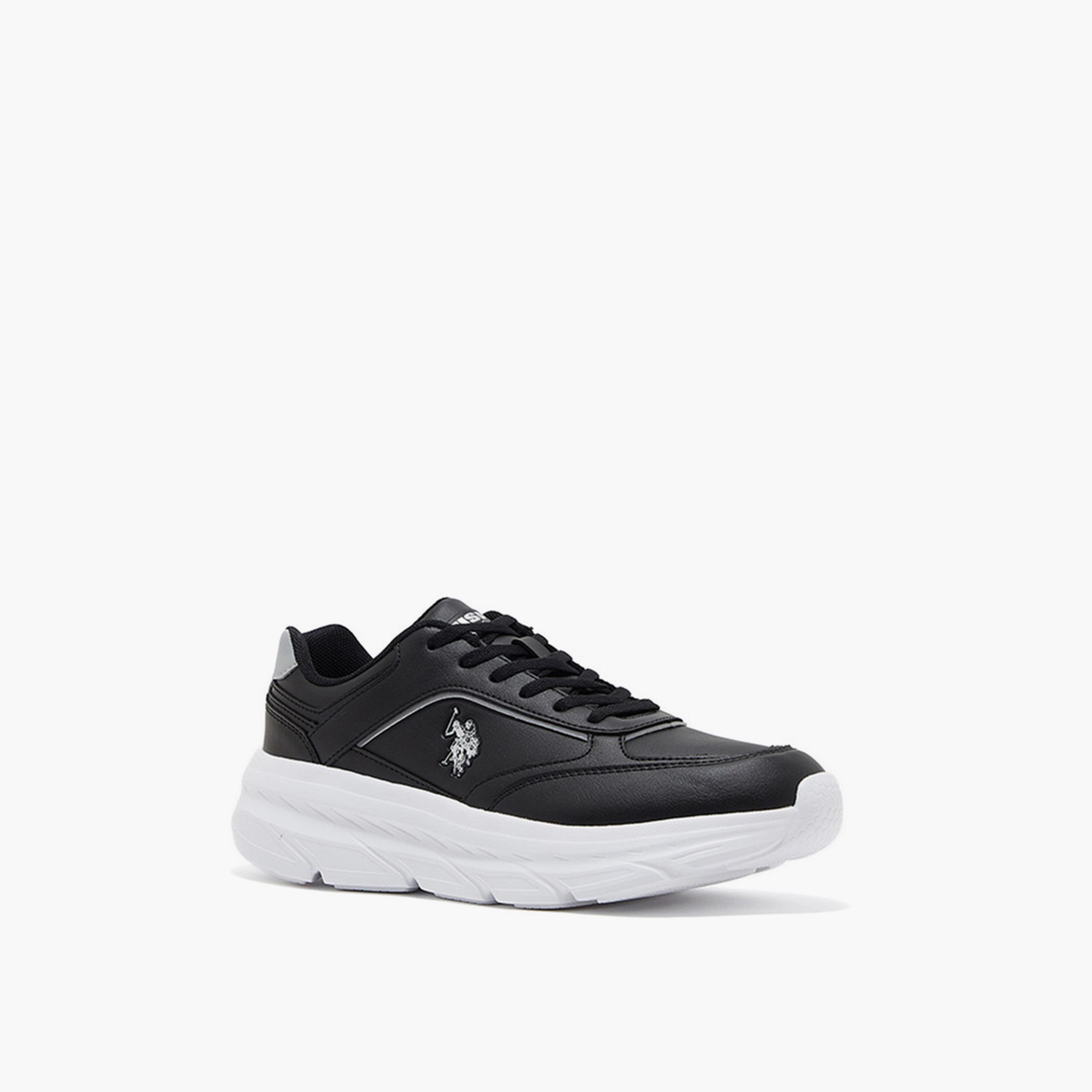 U.S. Polo Assn Women's Lace-Up Low Ankle Sneakers | HILDA-GLB-5FX-women-shoes-sneakers-image-1