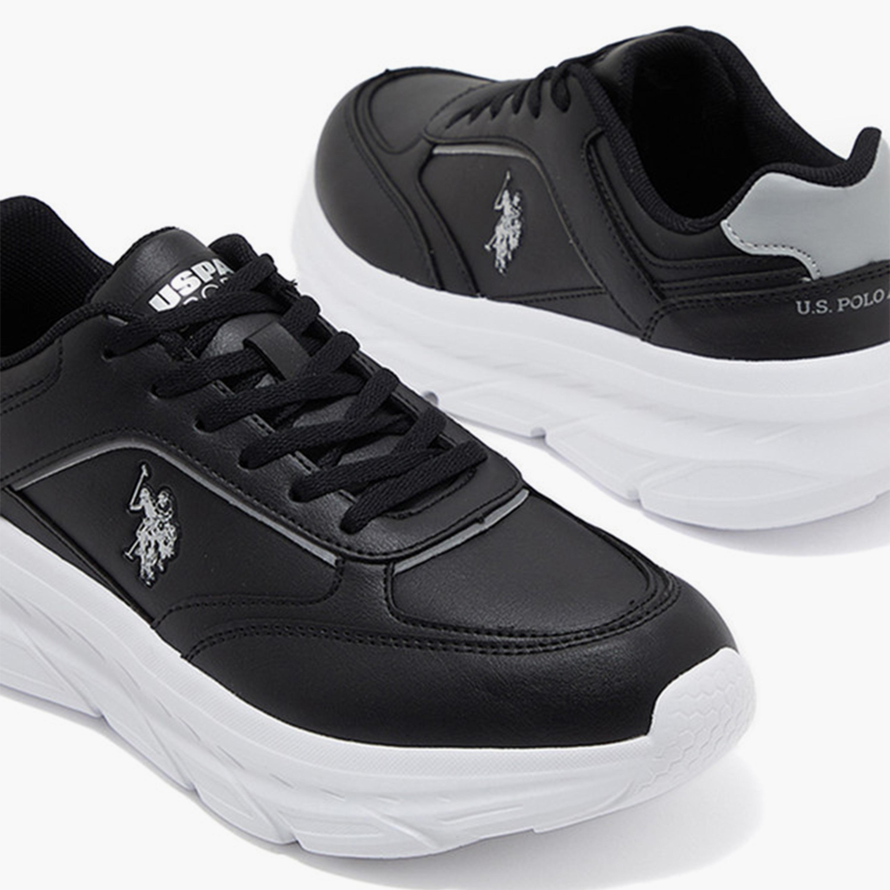U.S. Polo Assn Women's Lace-Up Low Ankle Sneakers | HILDA-GLB-5FX-women-shoes-sneakers-image-2
