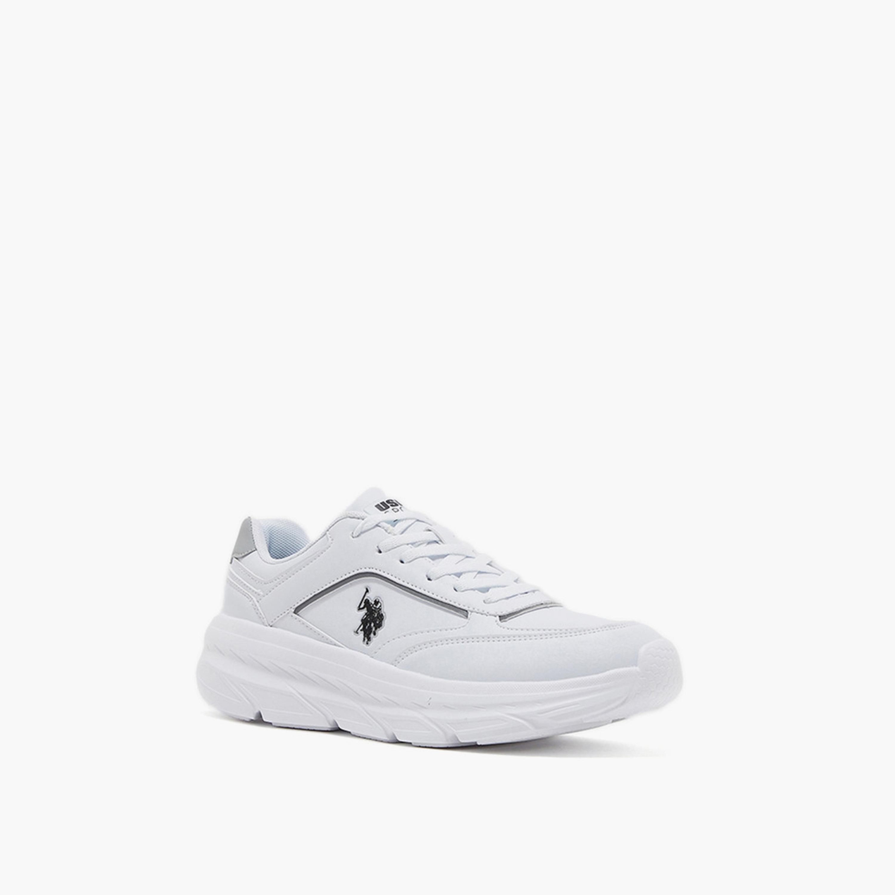 U.S. Polo Assn Women's Lace-Up Low Ankle Sneakers | HILDA-GLB-5FX-women-shoes-sneakers-image-1
