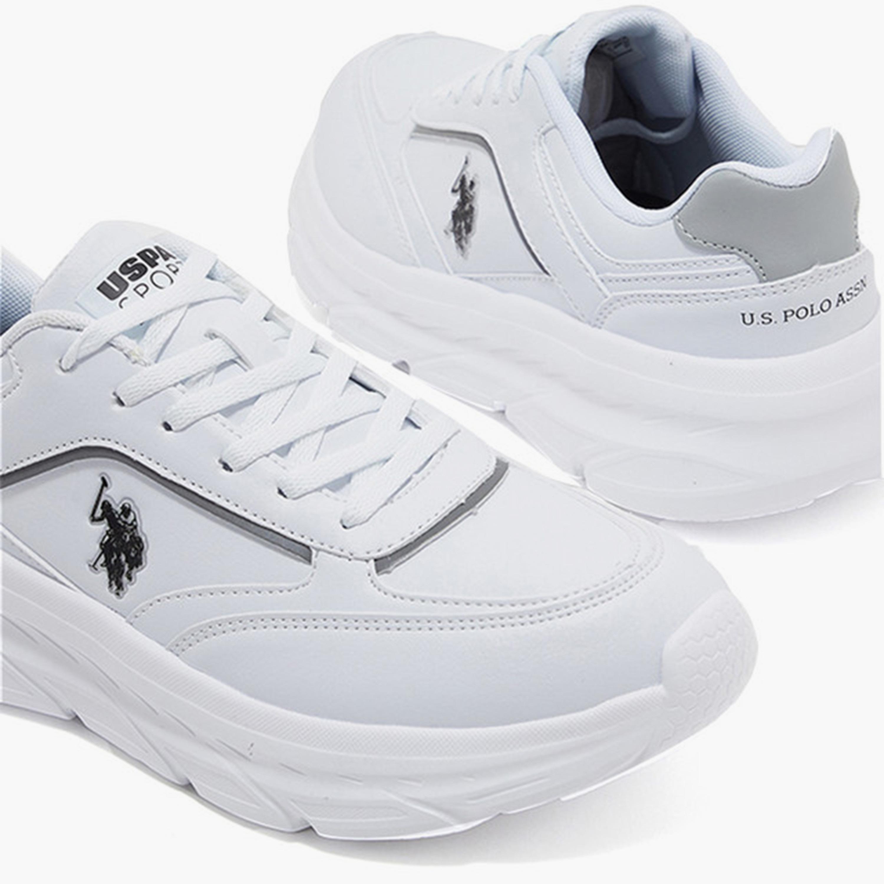 U.S. Polo Assn Women's Lace-Up Low Ankle Sneakers | HILDA-GLB-5FX-women-shoes-sneakers-image-2