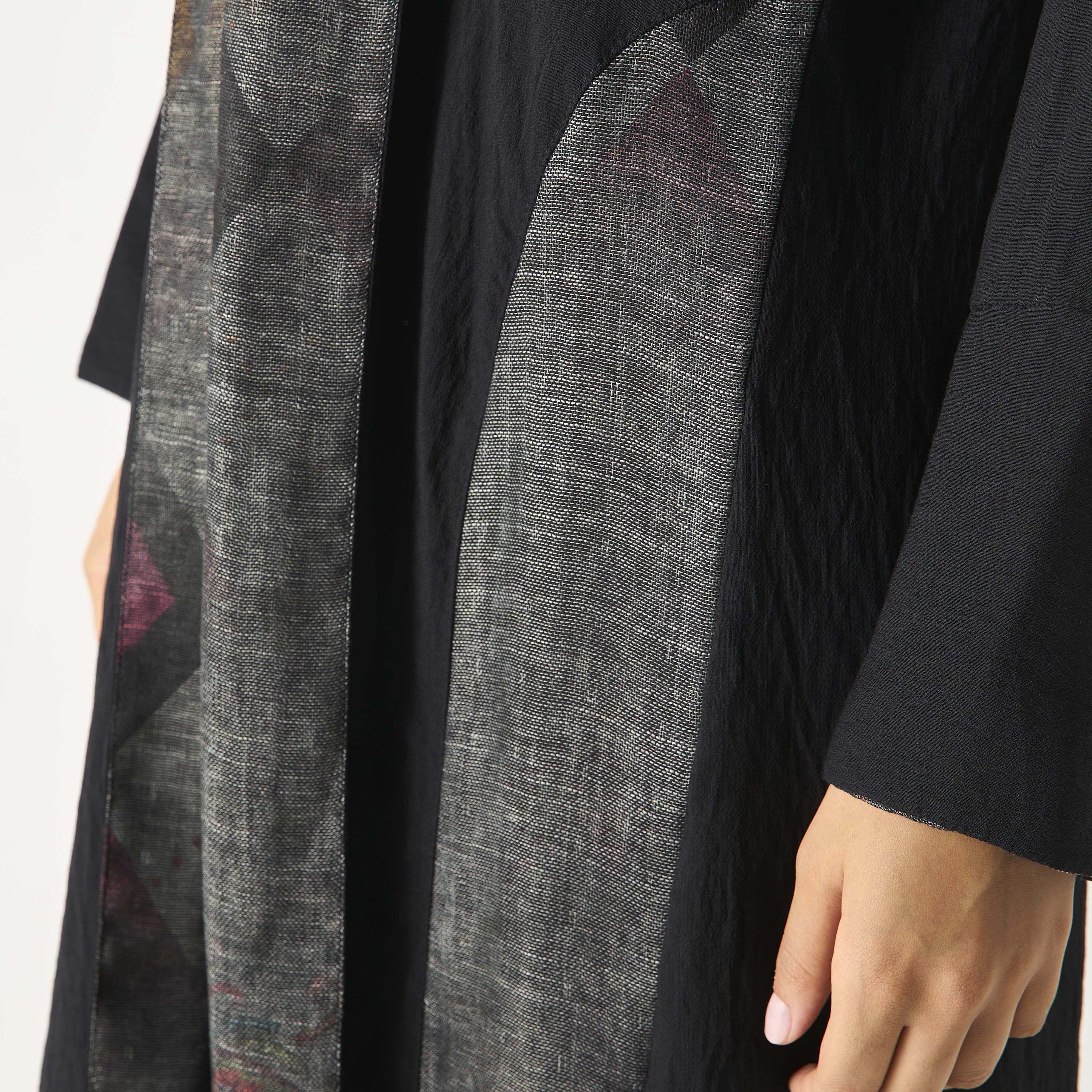Hadiyath Al Madinah Printed Abaya with Hijab-women-arabicclothing-abayas-image-3