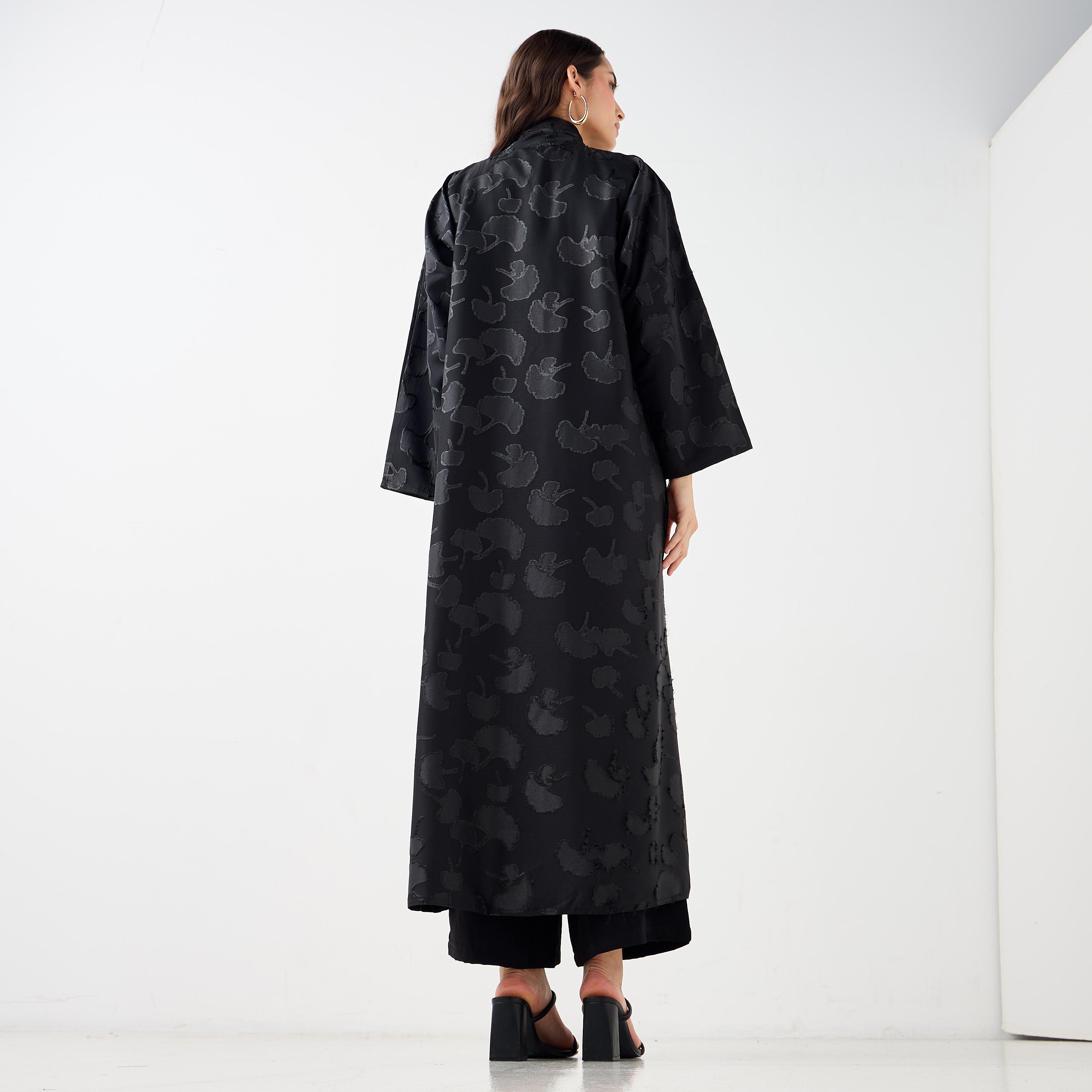 Hadiyath Al Madinah Textured Abaya-women-arabicclothing-abayas-image-5