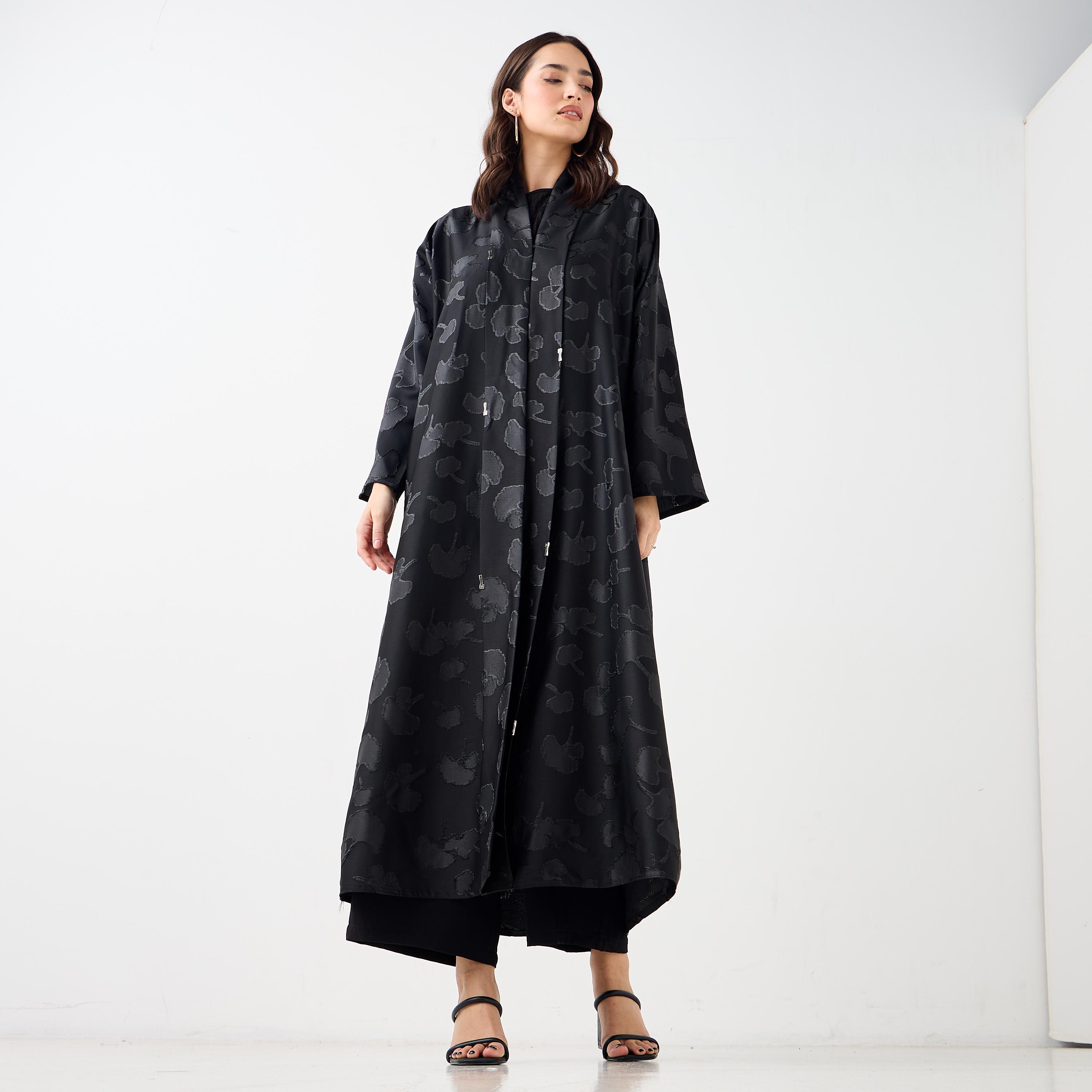 Hadiyath Al Madinah Textured Abaya-women-arabicclothing-abayas-image-7