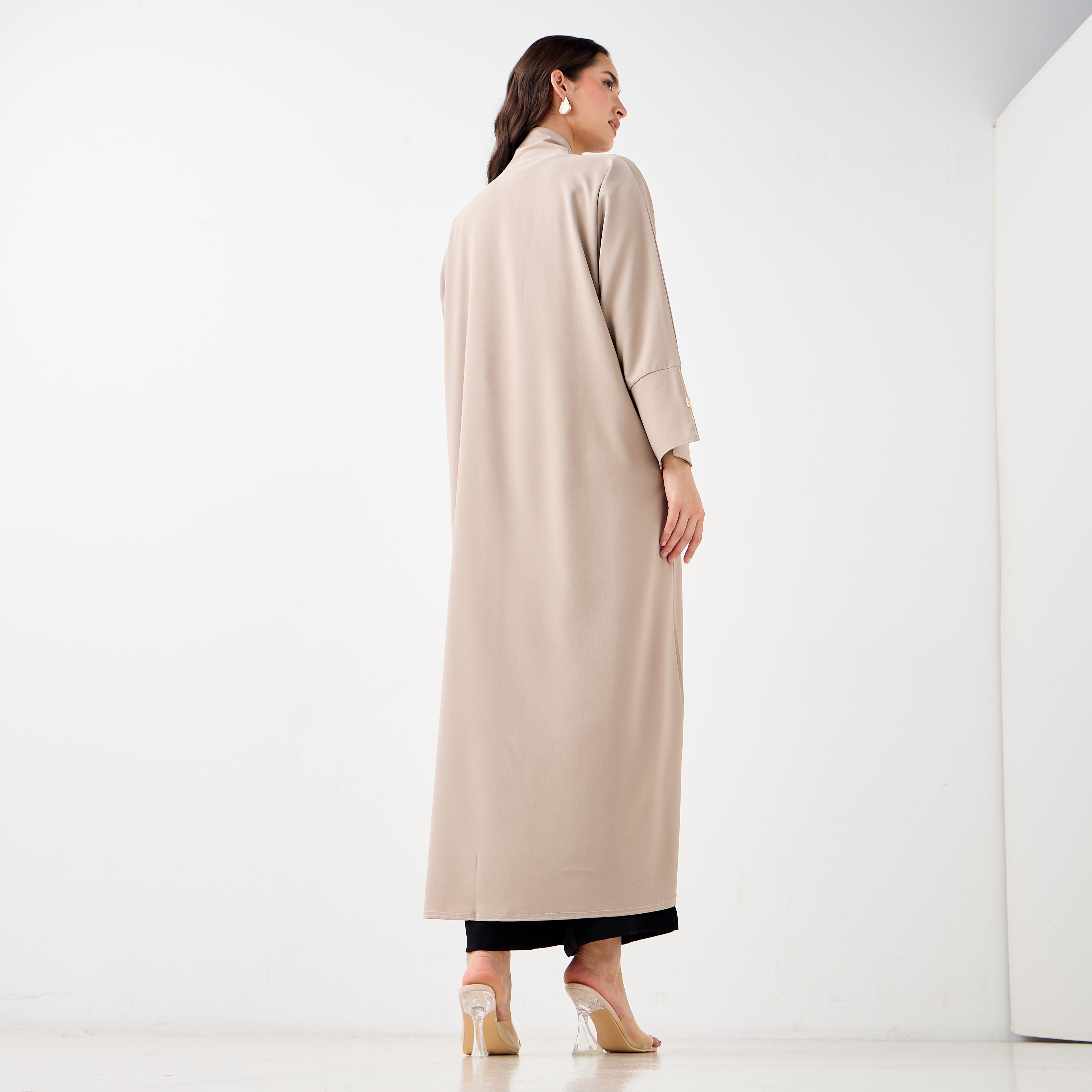 Hadiyath Al Madinah Metal Accent Abaya-women-arabicclothing-abayas-image-5
