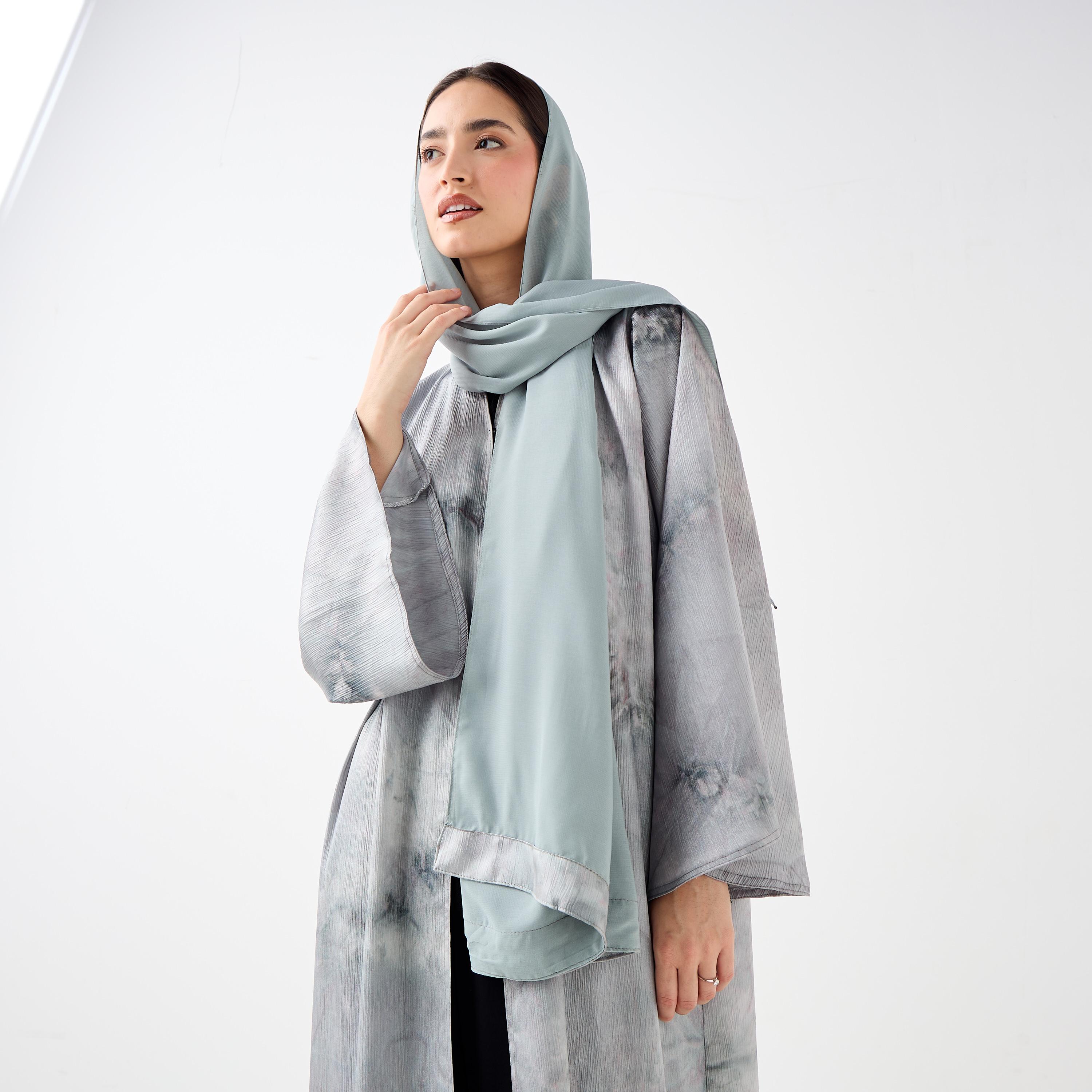 Hadiyath Al Madinah Printed Abaya-women-arabicclothing-abayas-image-2