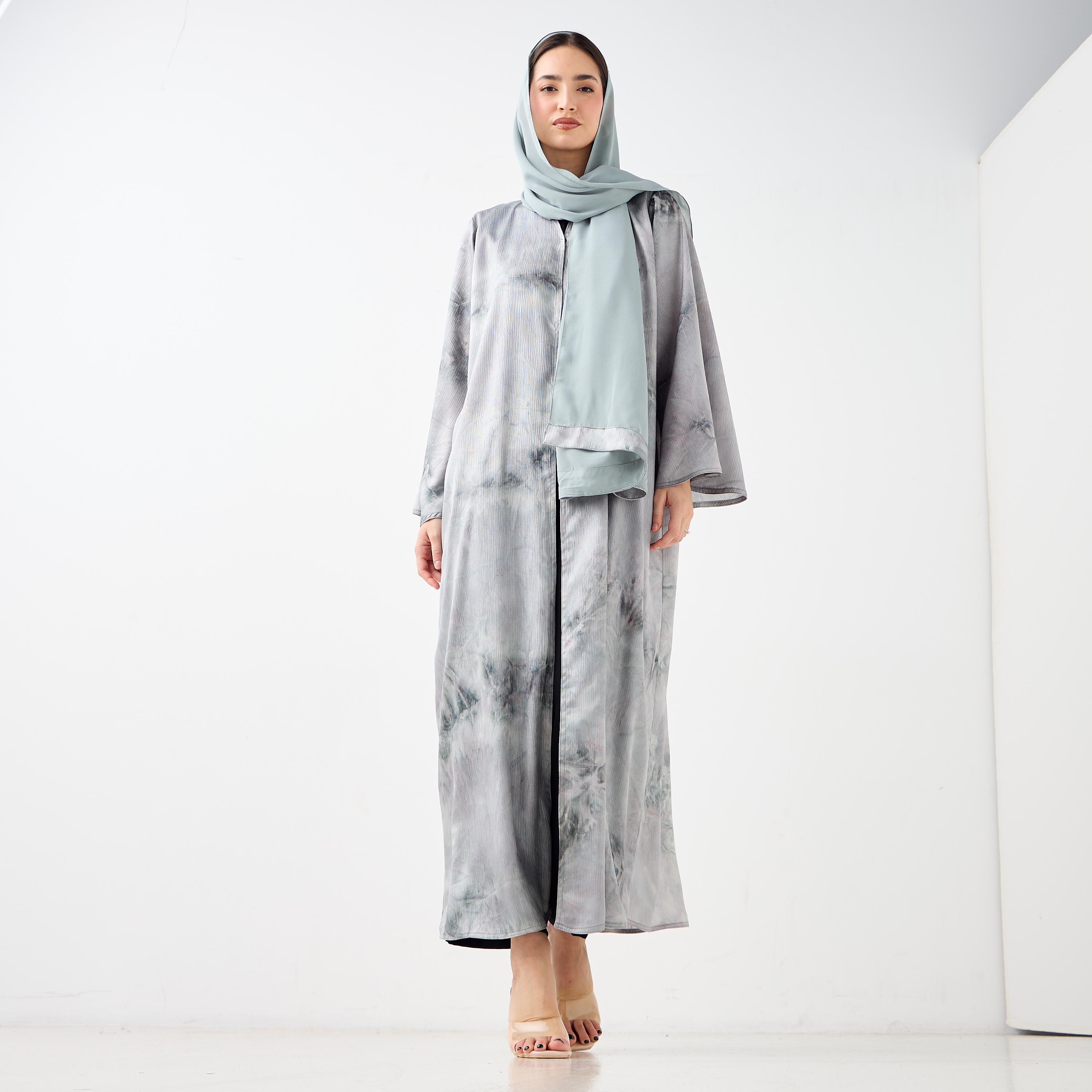 Hadiyath Al Madinah Printed Abaya-women-arabicclothing-abayas-image-4
