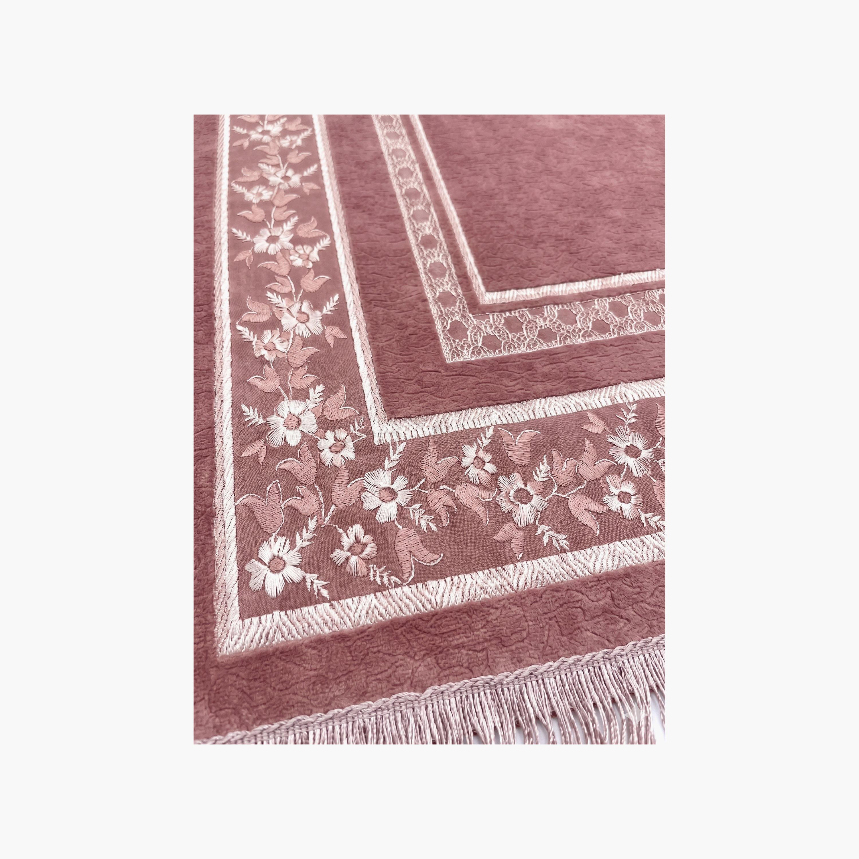 سجادة صلاة حديث المدينة بتصميم قوس كلاسيكي، 110 سم × 70 سم-household-rugsandcarpets-prayermats-image-2