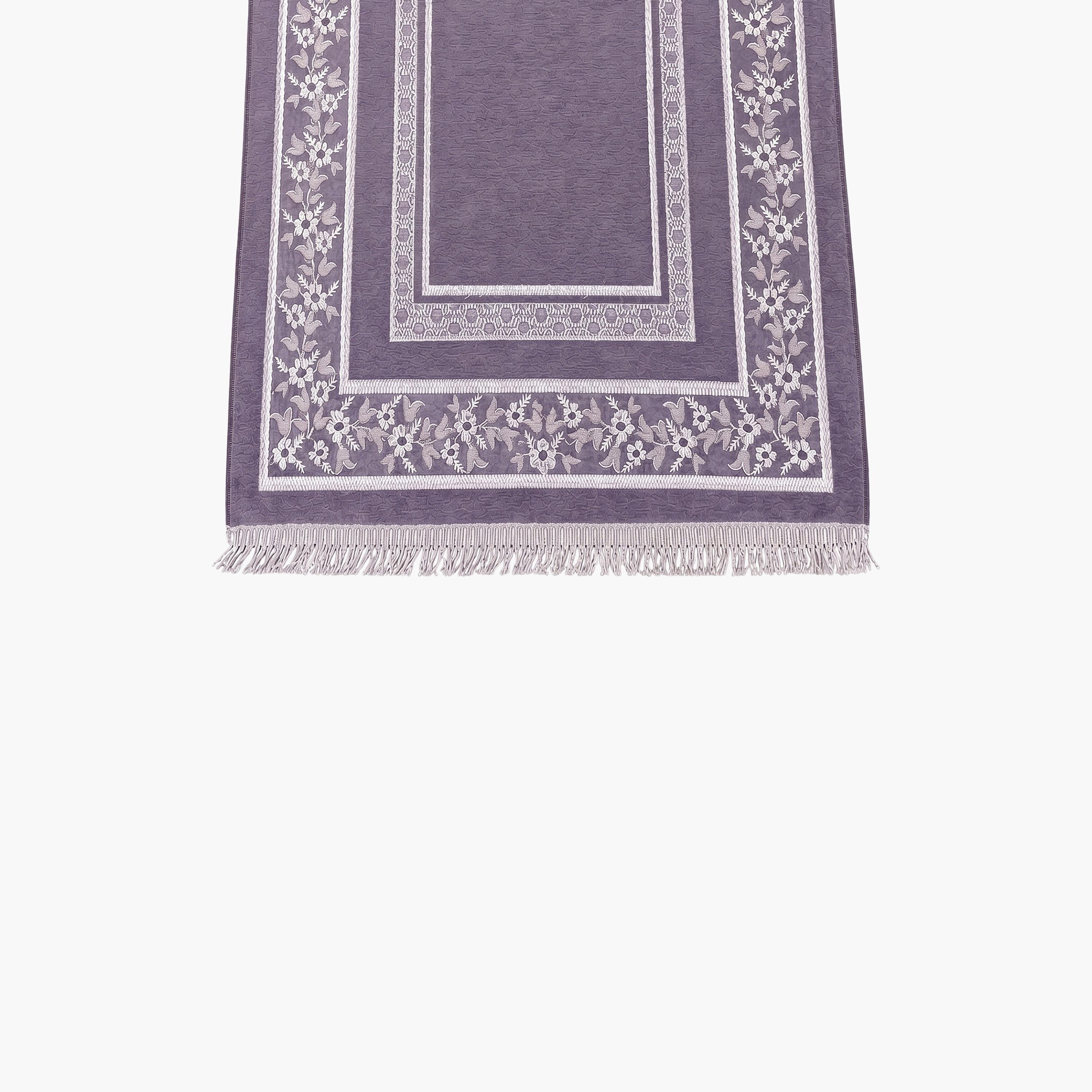 Hadiyath Al Madinah Classic Arch Prayer Mat 110cm X 70cm-household-rugsandcarpets-prayermats-image-2
