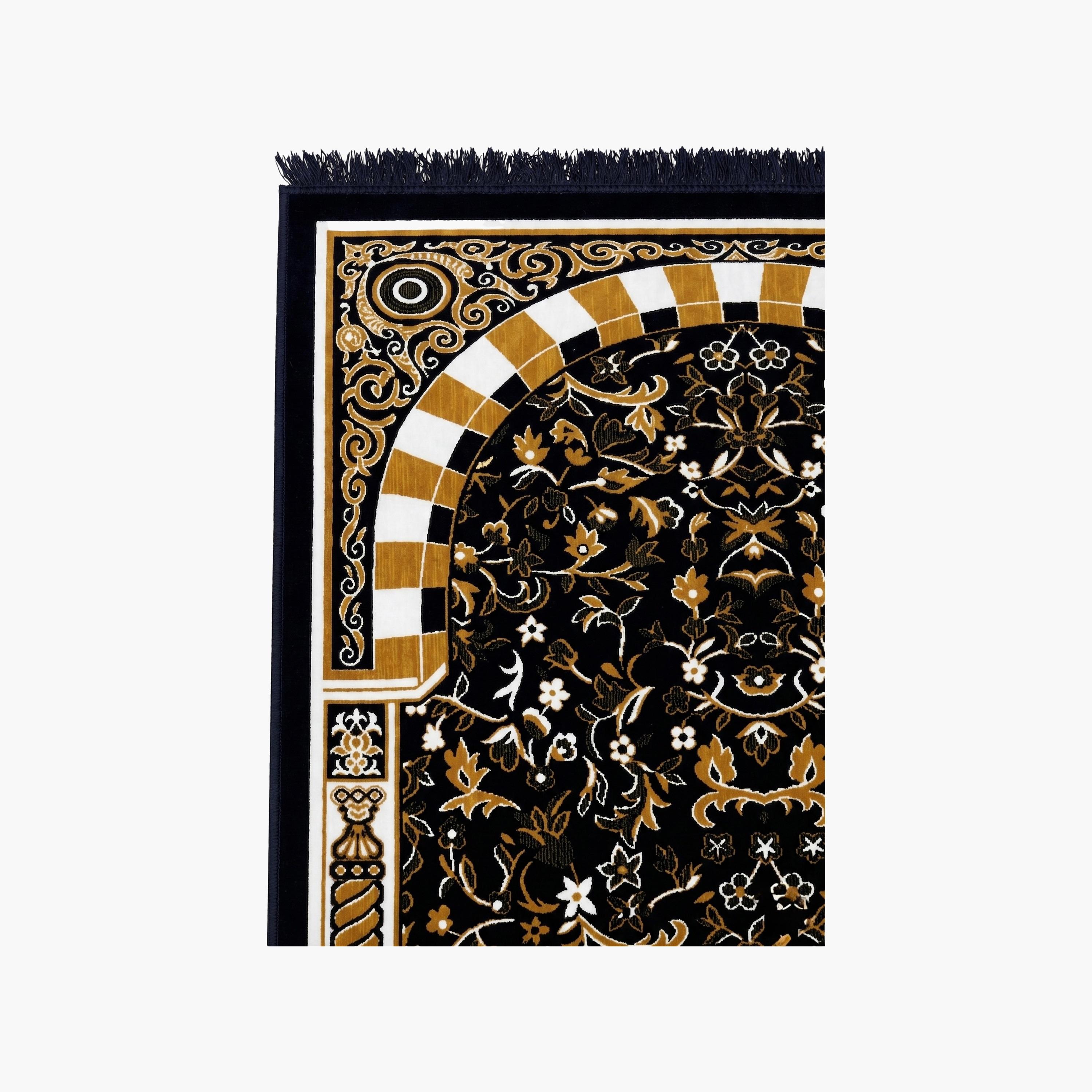 Hadiyath Al Madinah Garden Arch Prayer Mat 110cm X 70cm-household-rugsandcarpets-prayermats-image-2