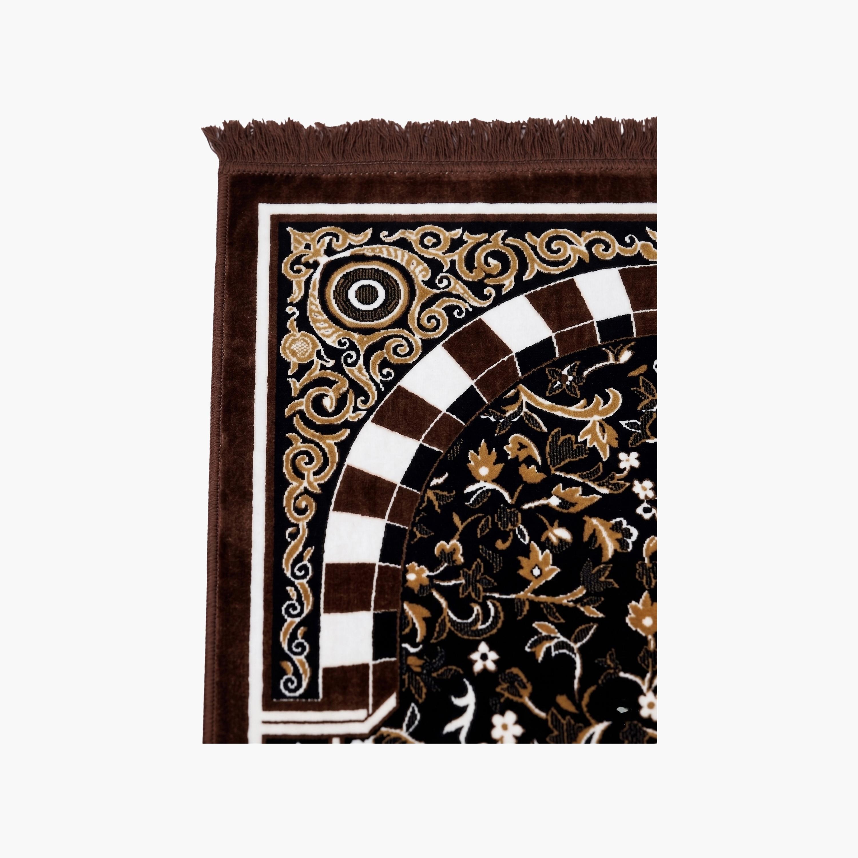 Hadiyath Al Madinah Garden Arch Prayer Mat 110cm X 70cm-household-rugsandcarpets-prayermats-image-2
