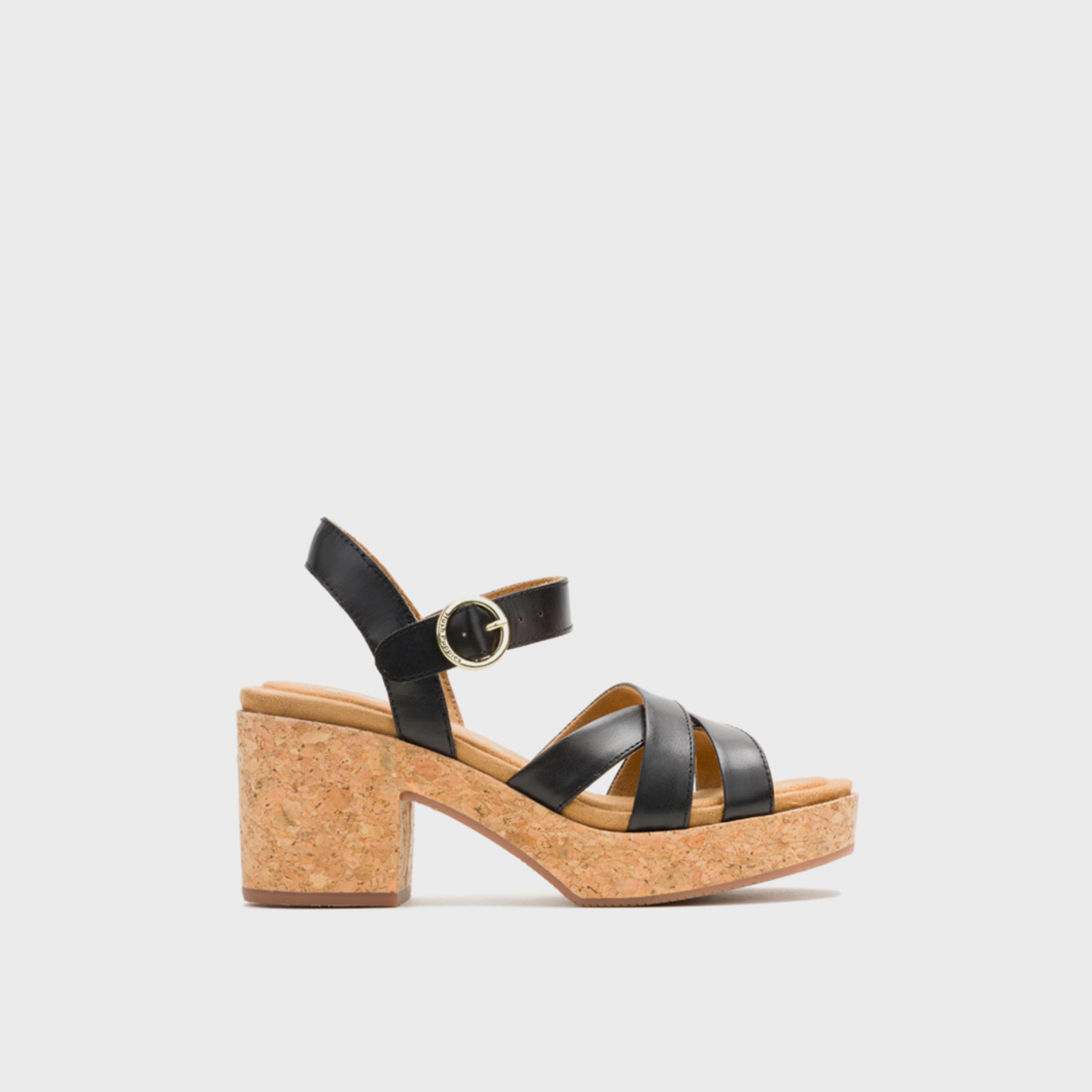 Hush Puppies Women's POPPY STRAPPY Buckle Platform Heels | HPW11156-women-shoes-heels-image-4