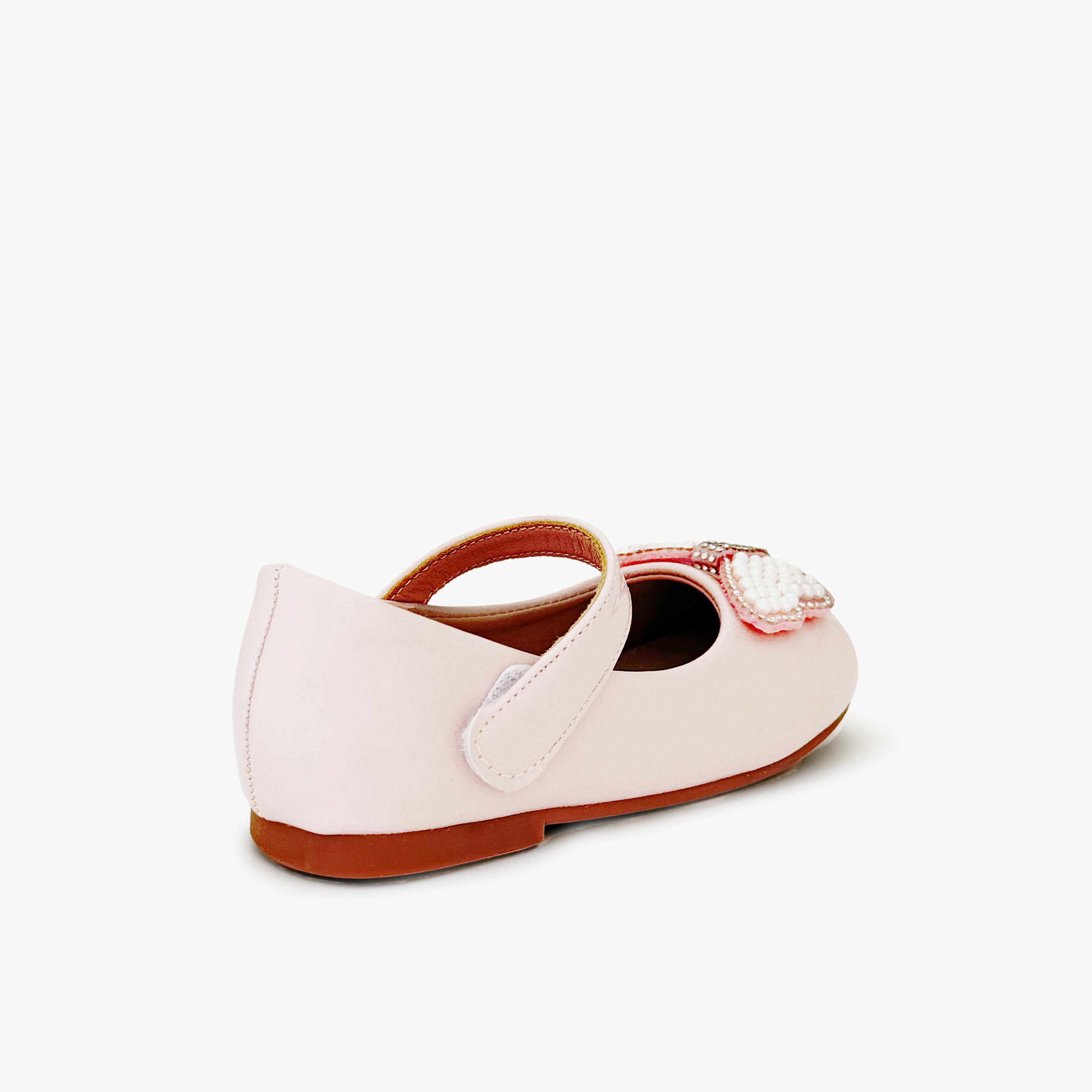 جيومني - حذاء ماري جين شيرلي مشبك وحلقة للبنات | HS0612-7-PINK-girls-shoes-ballerinas-image-5