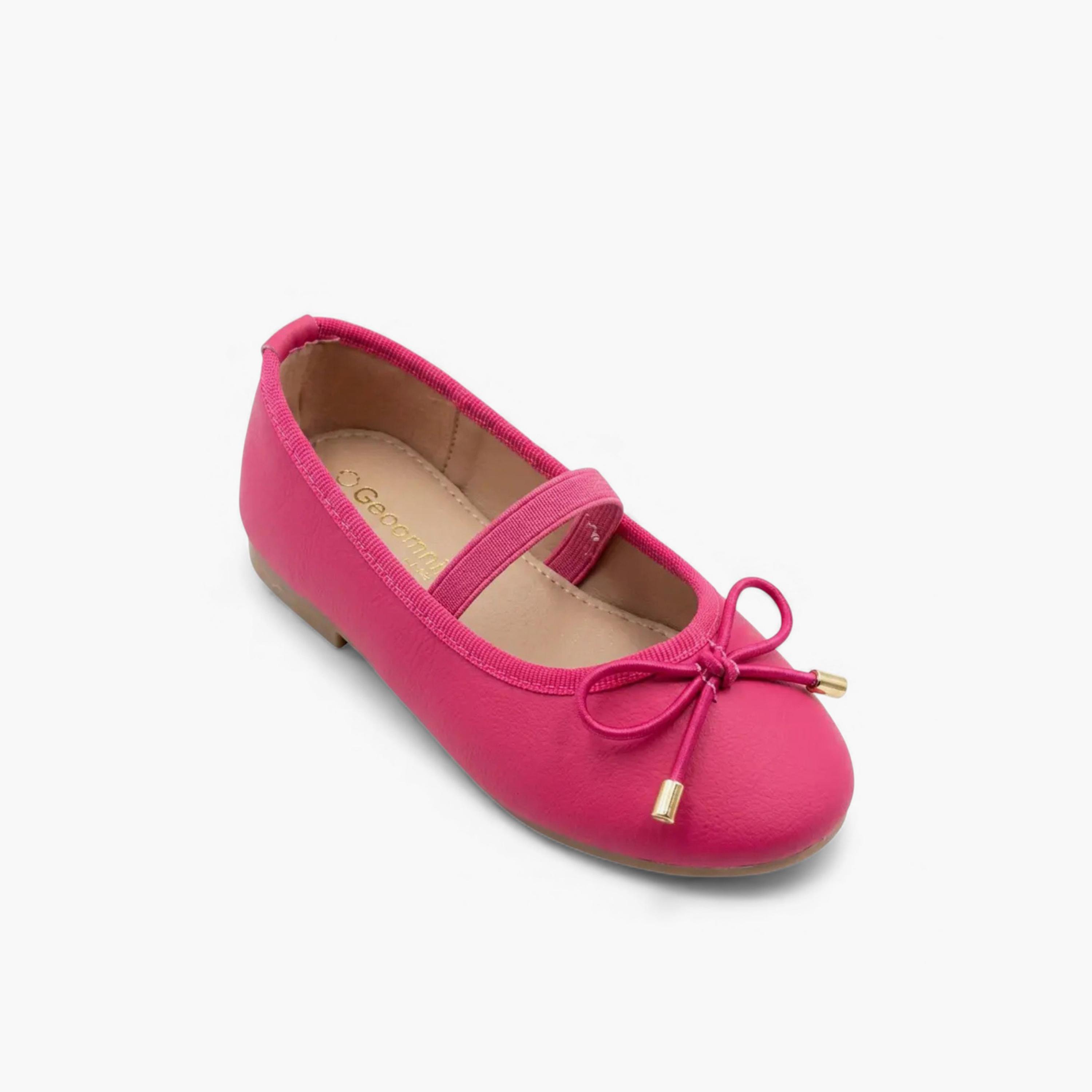 جيومني - حذاء ماري جين ستايسي سهل الارتداء للبنات | HS218-1-FUSHIA-girls-shoes-ballerinas-image-1