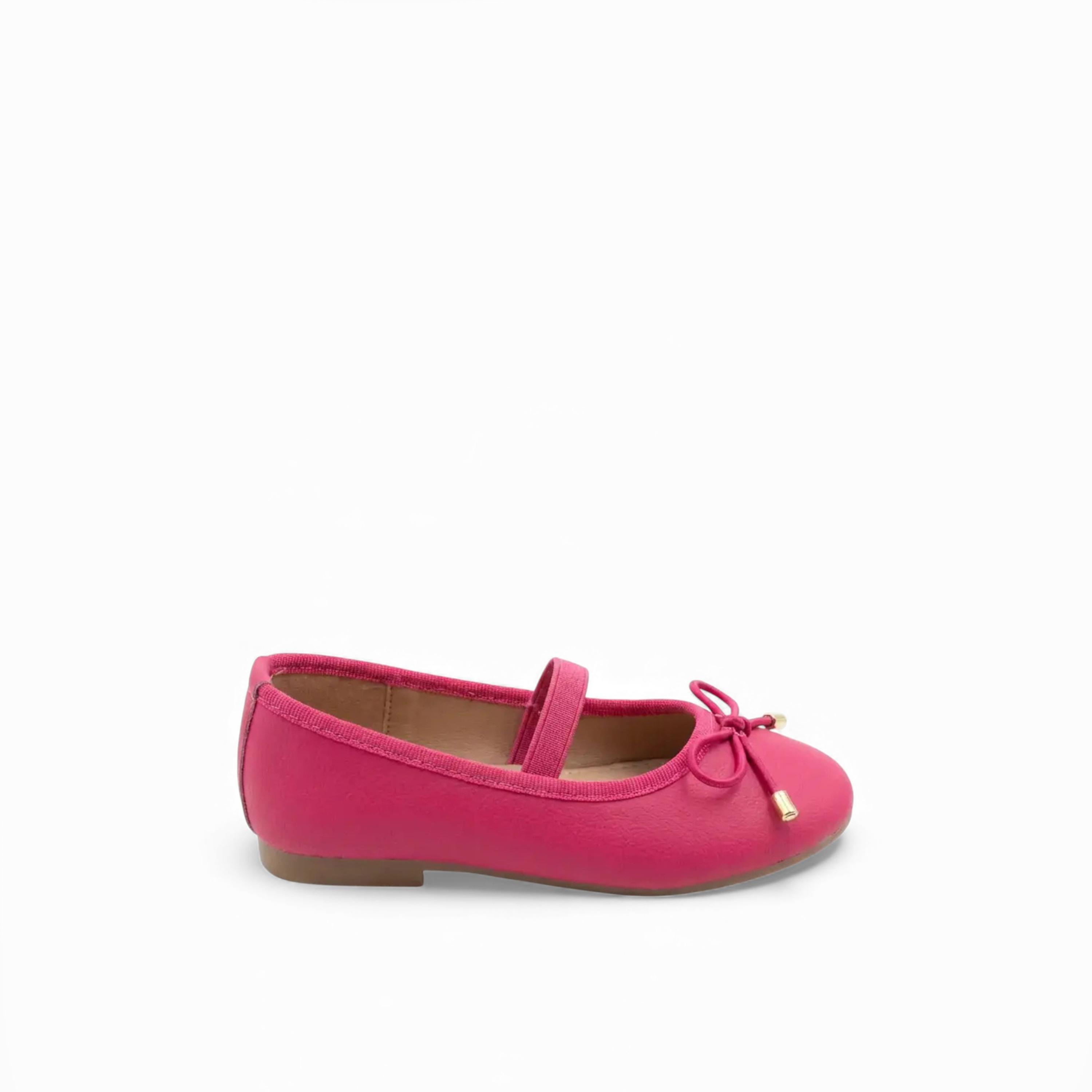 جيومني - حذاء ماري جين ستايسي سهل الارتداء للبنات | HS218-1-FUSHIA-girls-shoes-ballerinas-image-4