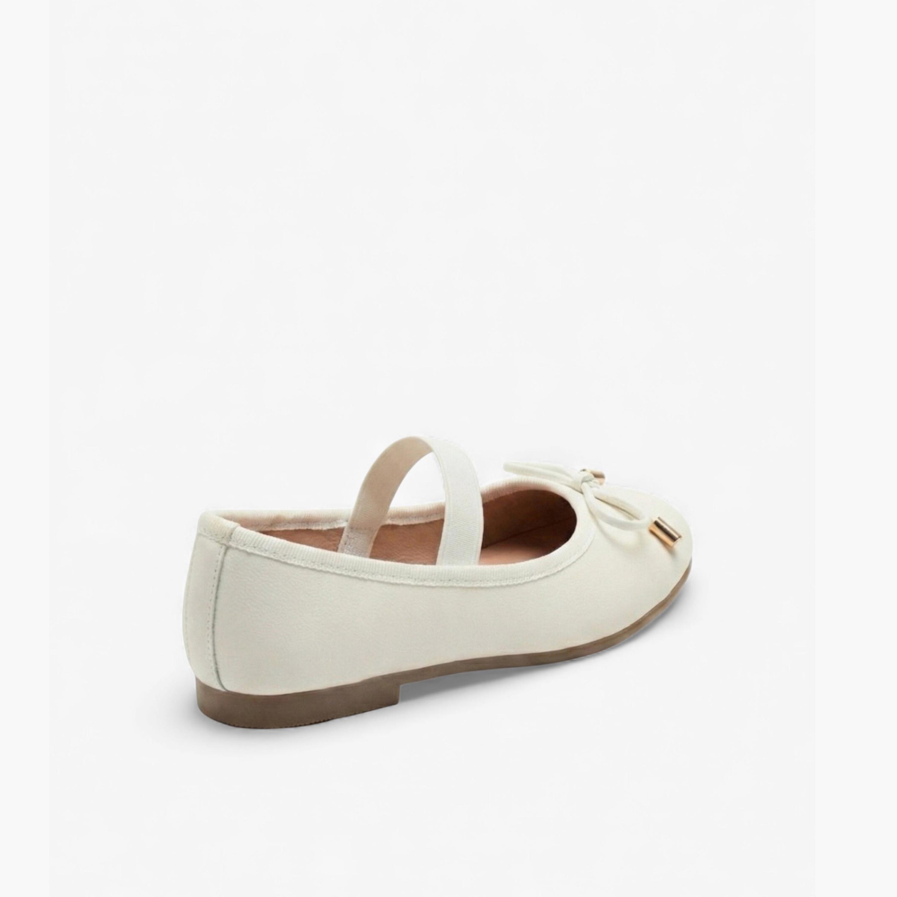 Geoomnii Girls Slip-On Suzanne Mary Jane | HS218-1-WHITE-girls-shoes-ballerinas-image-4
