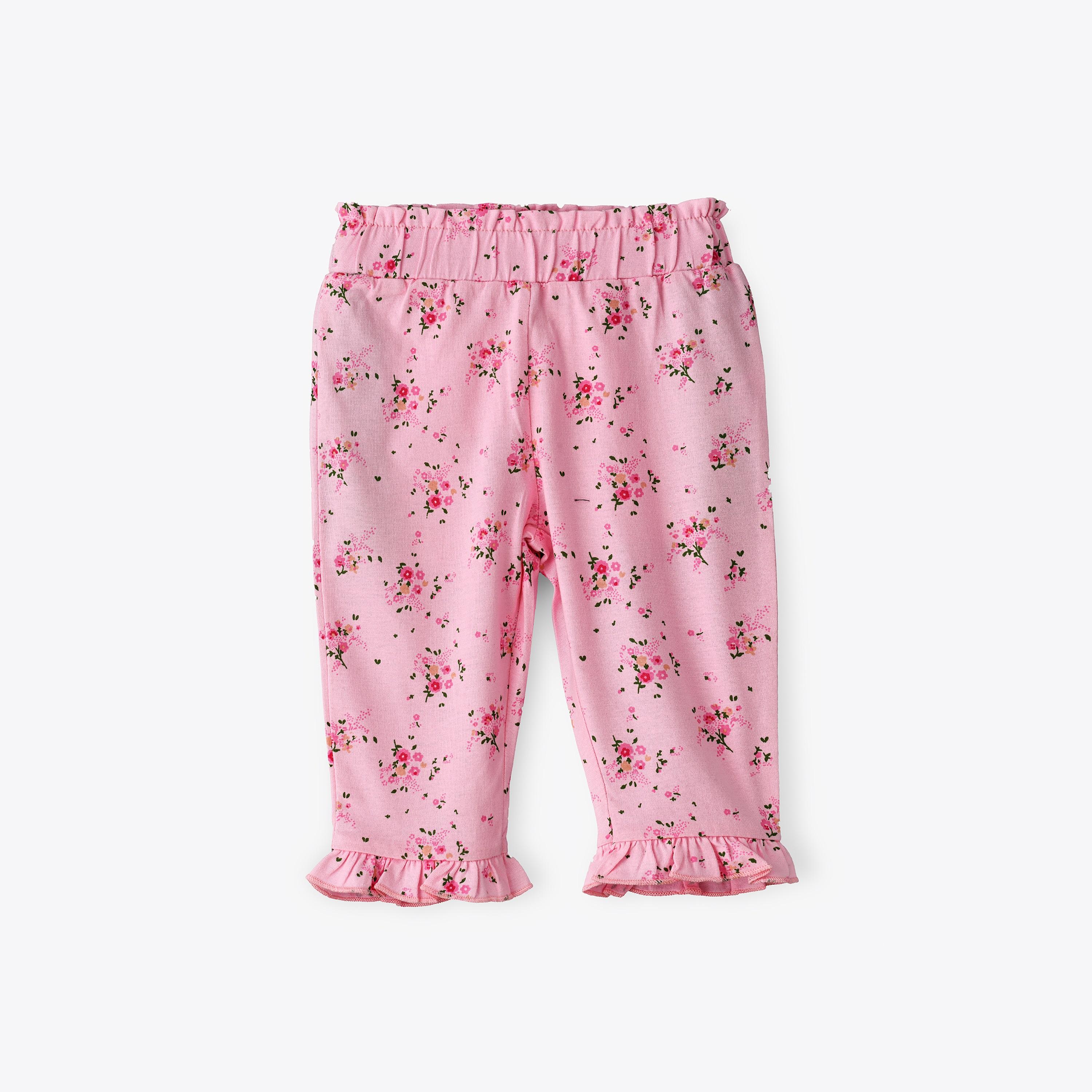 UniqKidz Floral Pants for Girls-baby-girls-clothing-bottoms-trousers-image-1