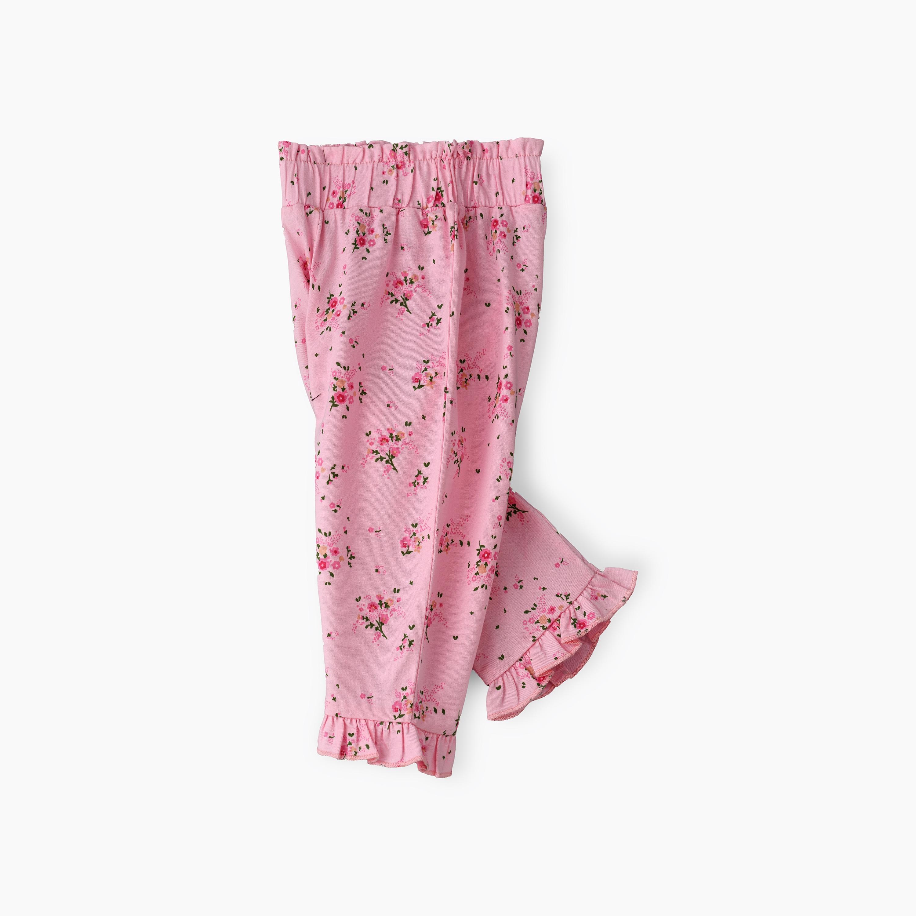 UniqKidz Floral Pants for Girls-baby-girls-clothing-bottoms-trousers-image-3