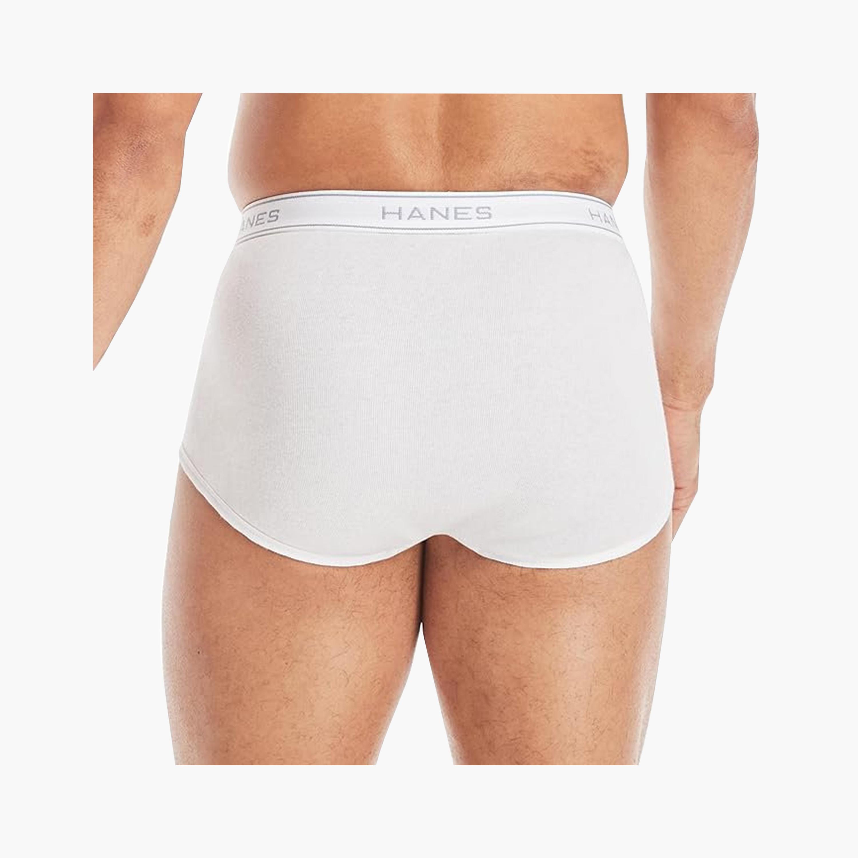 عبوة من 3 سراويل داخلية رجالية سادة من هانيس-men-clothing-innerwear-underwear-image-3