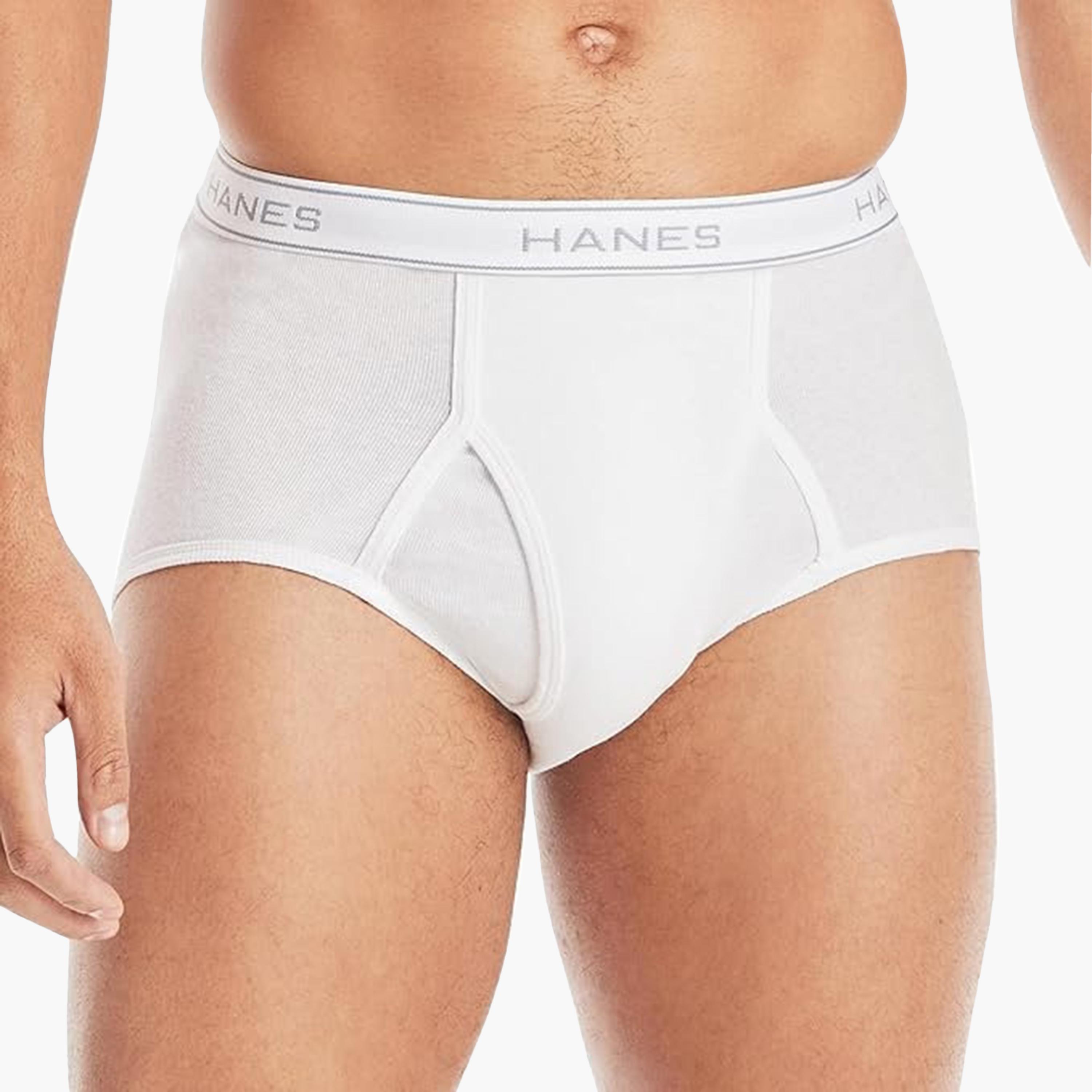 عبوة من 3 سراويل داخلية رجالية سادة من هانيس-men-clothing-innerwear-underwear-image-5