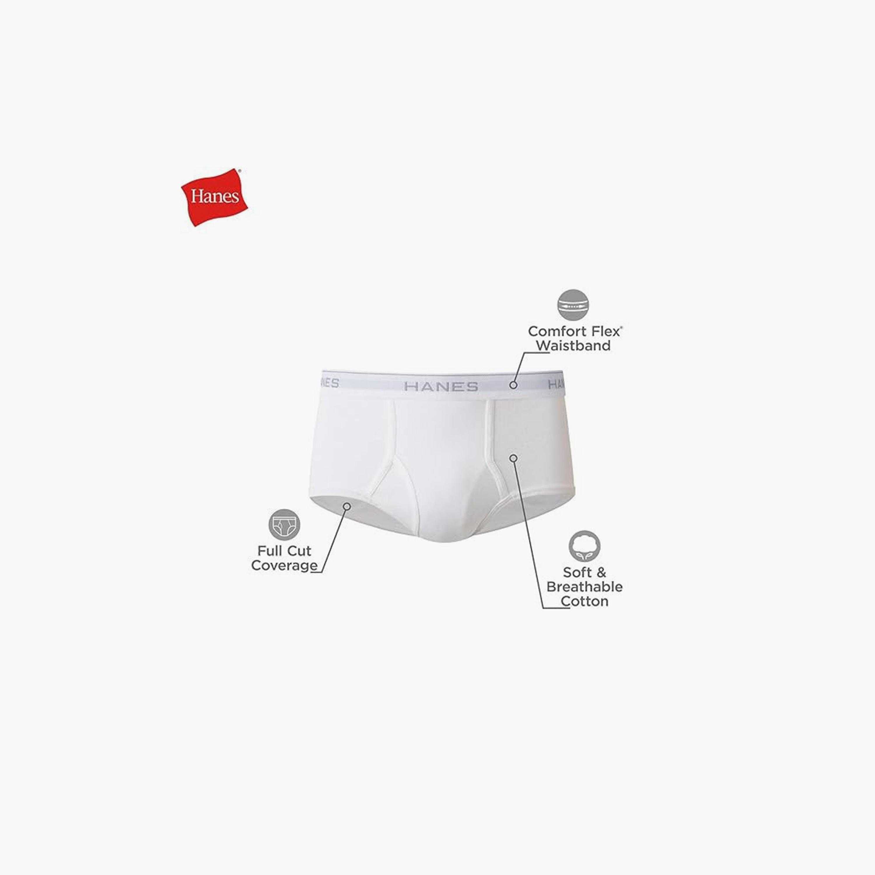 عبوة من 3 سراويل داخلية رجالية سادة من هانيس-men-clothing-innerwear-underwear-image-6
