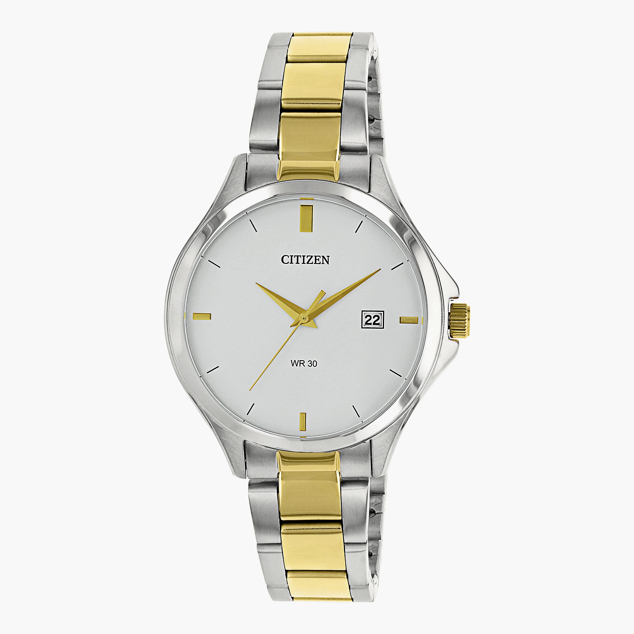 Citizen Women's Silver & Gold Analog Metal  Strap Watch -HZ 0004 55A-women-watchesandjewellery-watches-image-1