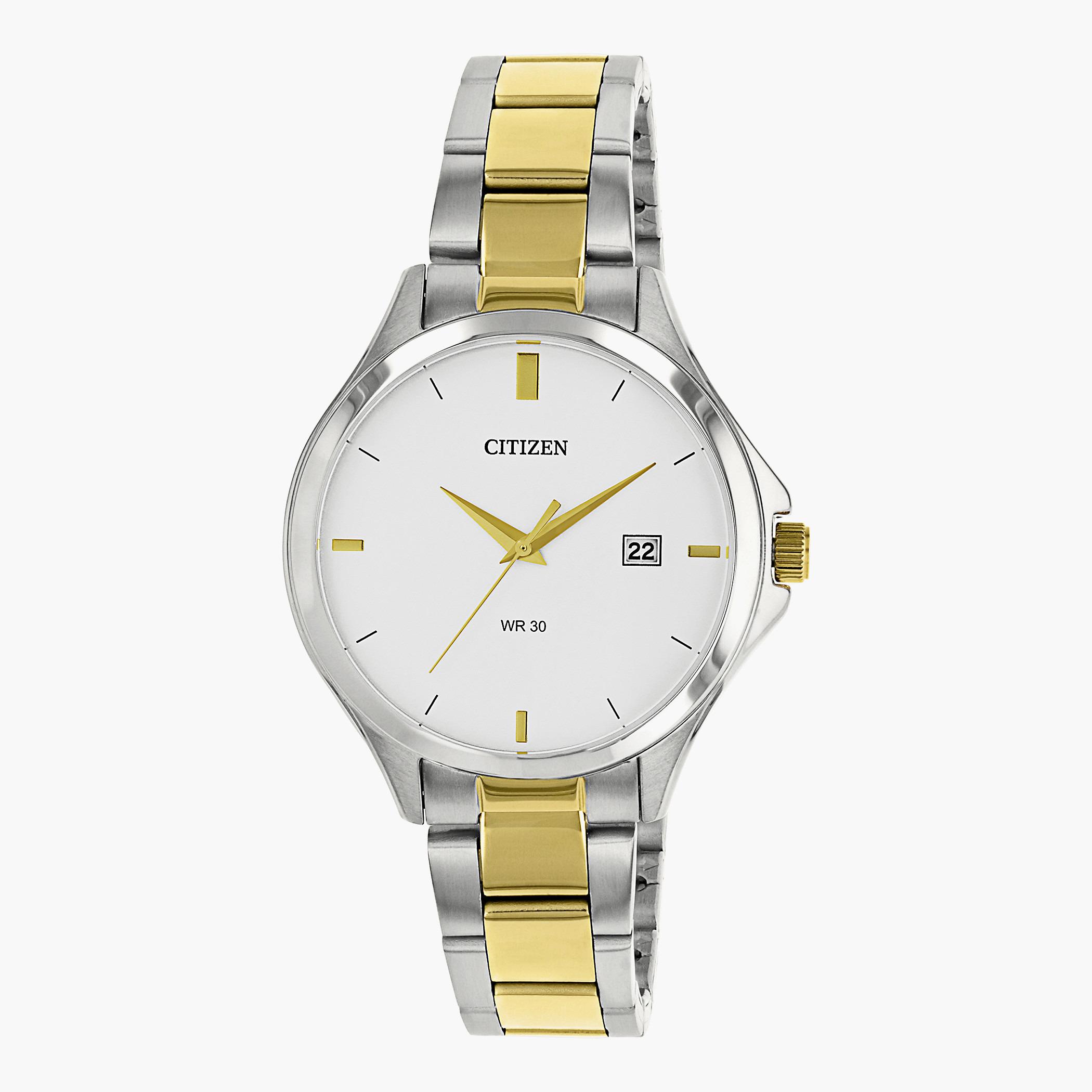Citizen Women's Silver & Gold Analog Metal  Strap Watch -HZ 0004 55D-women-watchesandjewellery-watches-image-1