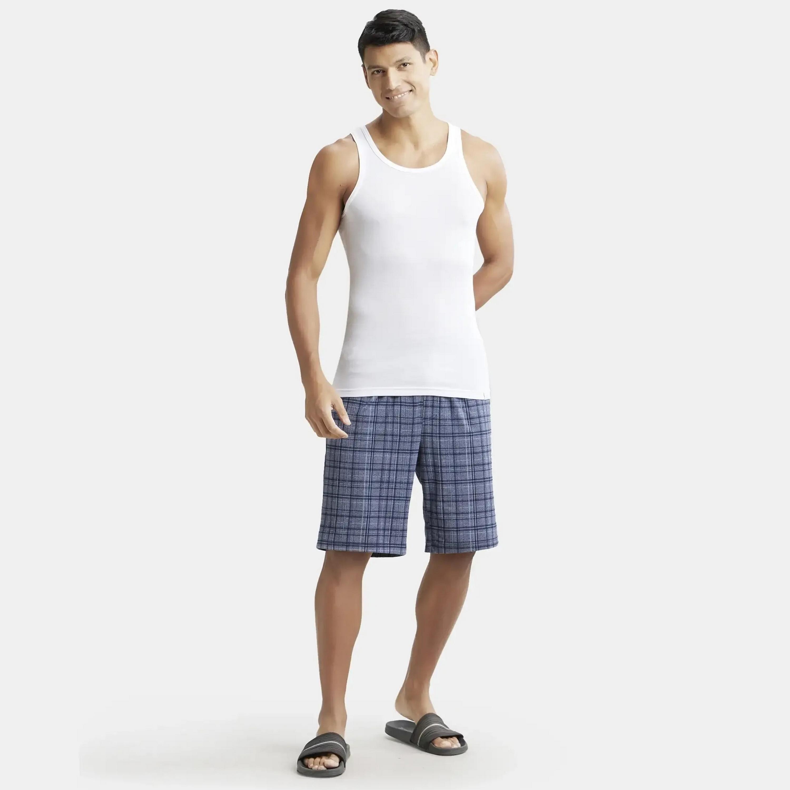 الفارس سادة مغرفة الرقبة سترة رجالية-men-clothing-innerwear-vests-image-2