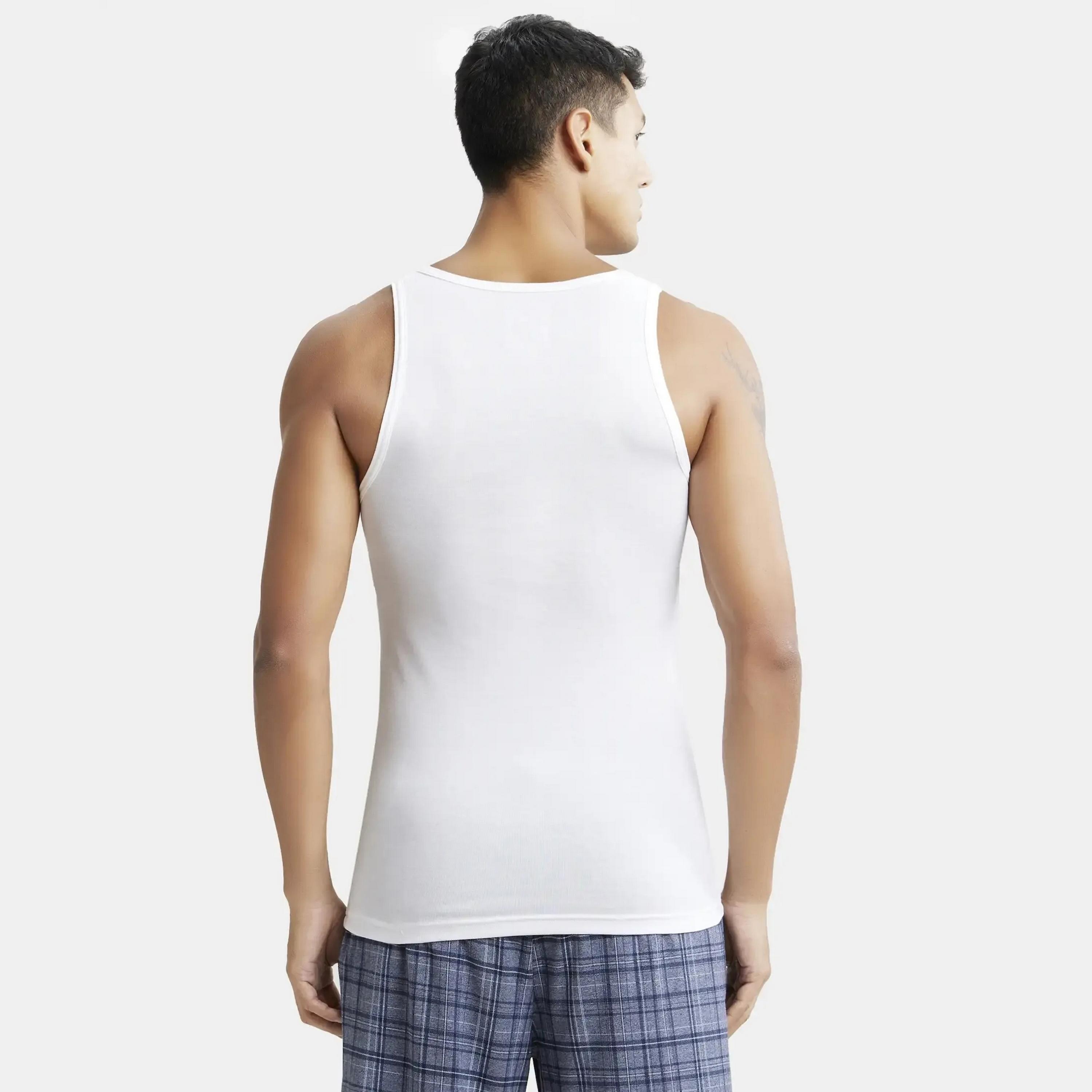 الفارس سادة مغرفة الرقبة سترة رجالية-men-clothing-innerwear-vests-image-5
