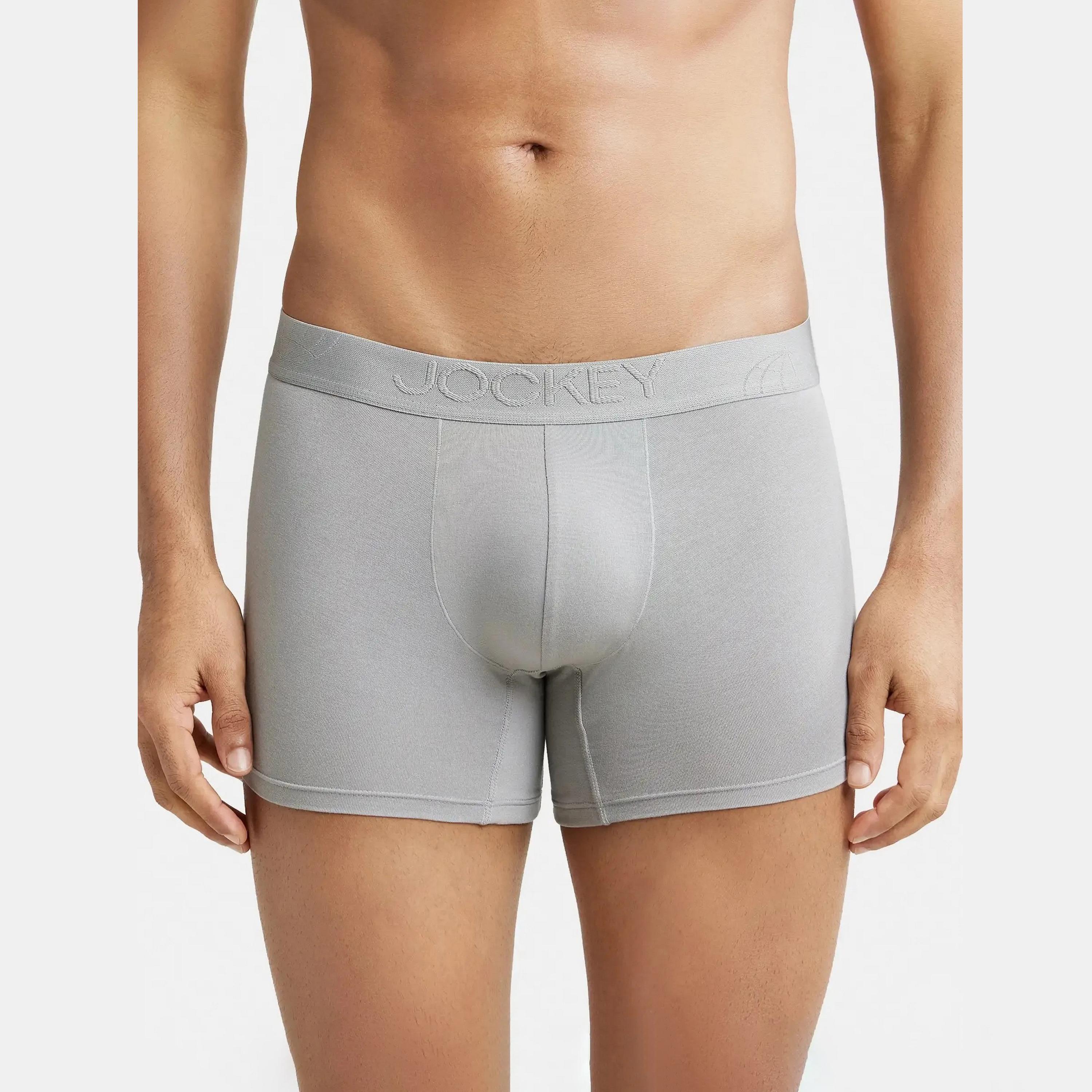 Jockey Brand Print Waistband Men's Trunks-men-clothing-innerwear-underwear-image-1
