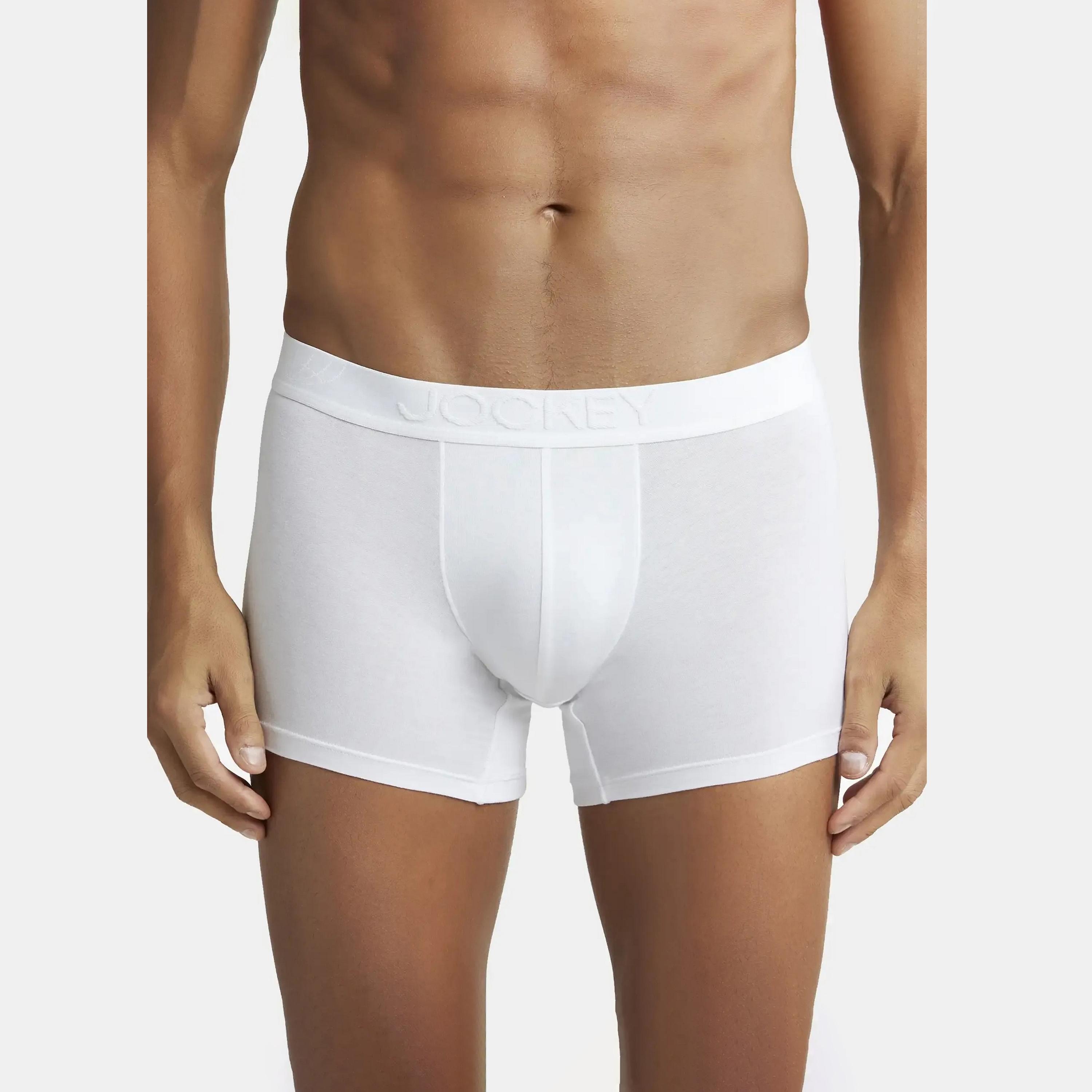 Jockey Brand Print Waistband Men's Trunks-men-clothing-innerwear-underwear-image-1