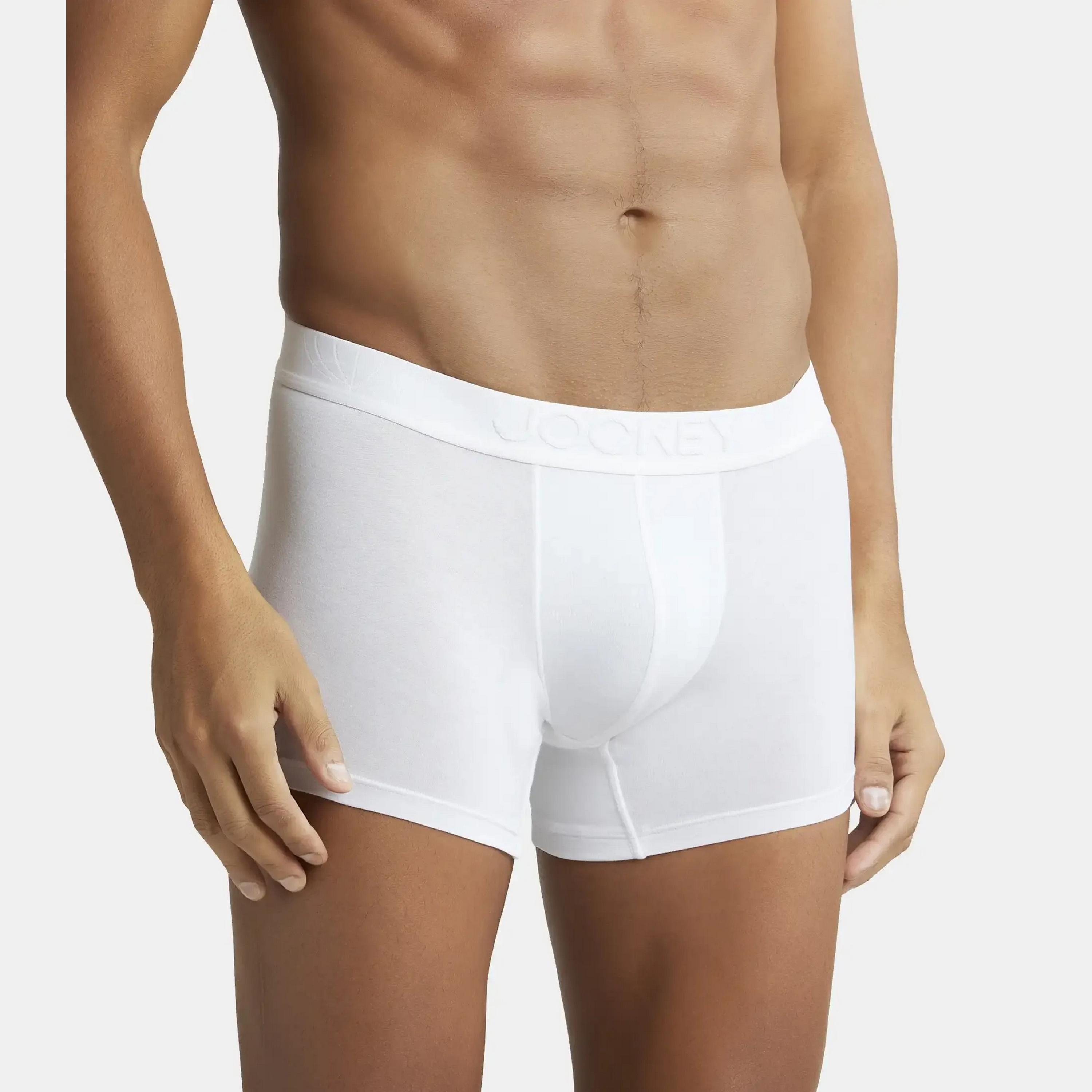 Jockey Brand Print Waistband Men's Trunks-men-clothing-innerwear-underwear-image-3