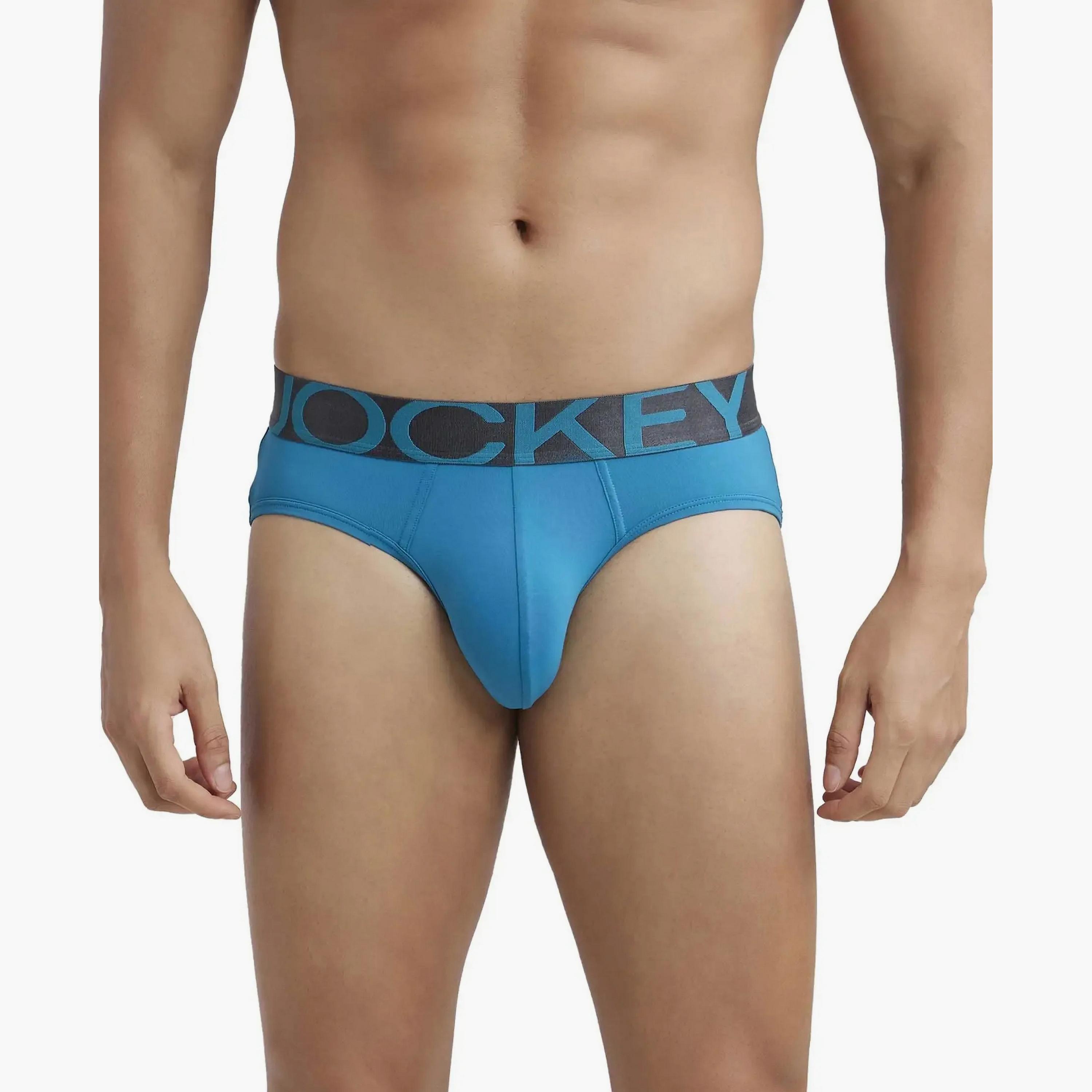 Jockey Brand Print Waistband Men's Briefs-men-clothing-innerwear-underwear-image-1