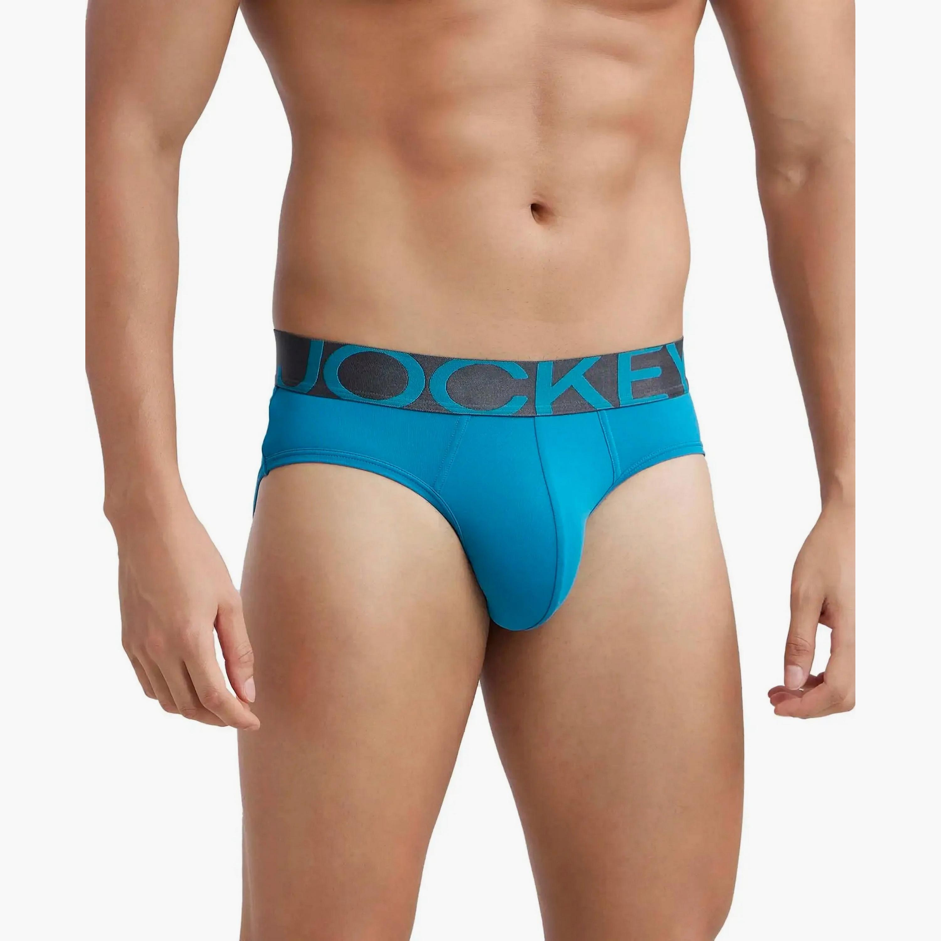 Jockey Brand Print Waistband Men's Briefs-men-clothing-innerwear-underwear-image-3