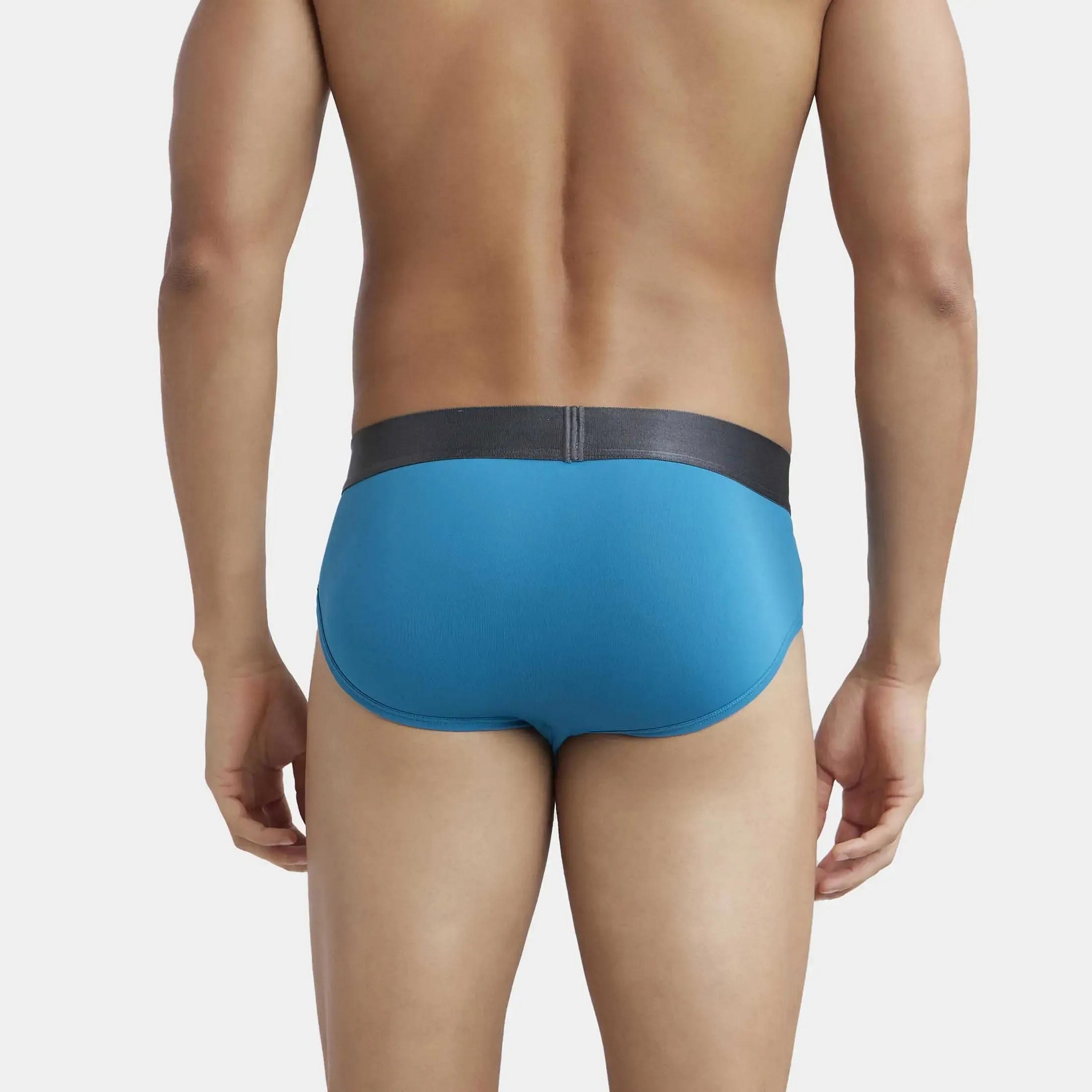 Jockey Brand Print Waistband Men's Briefs-men-clothing-innerwear-underwear-image-4