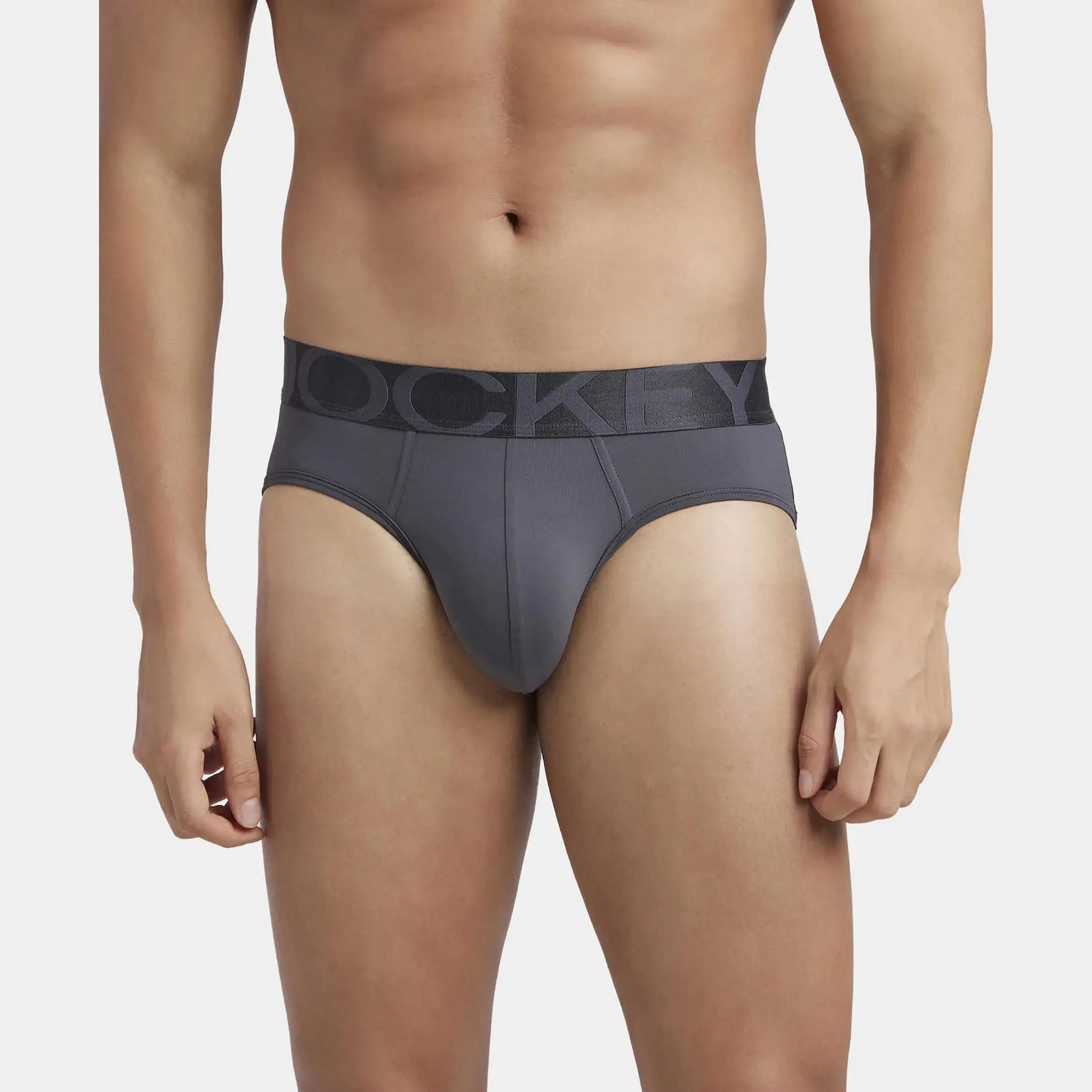 Jockey Brand Print Waistband Men's Briefs-men-clothing-innerwear-underwear-image-1