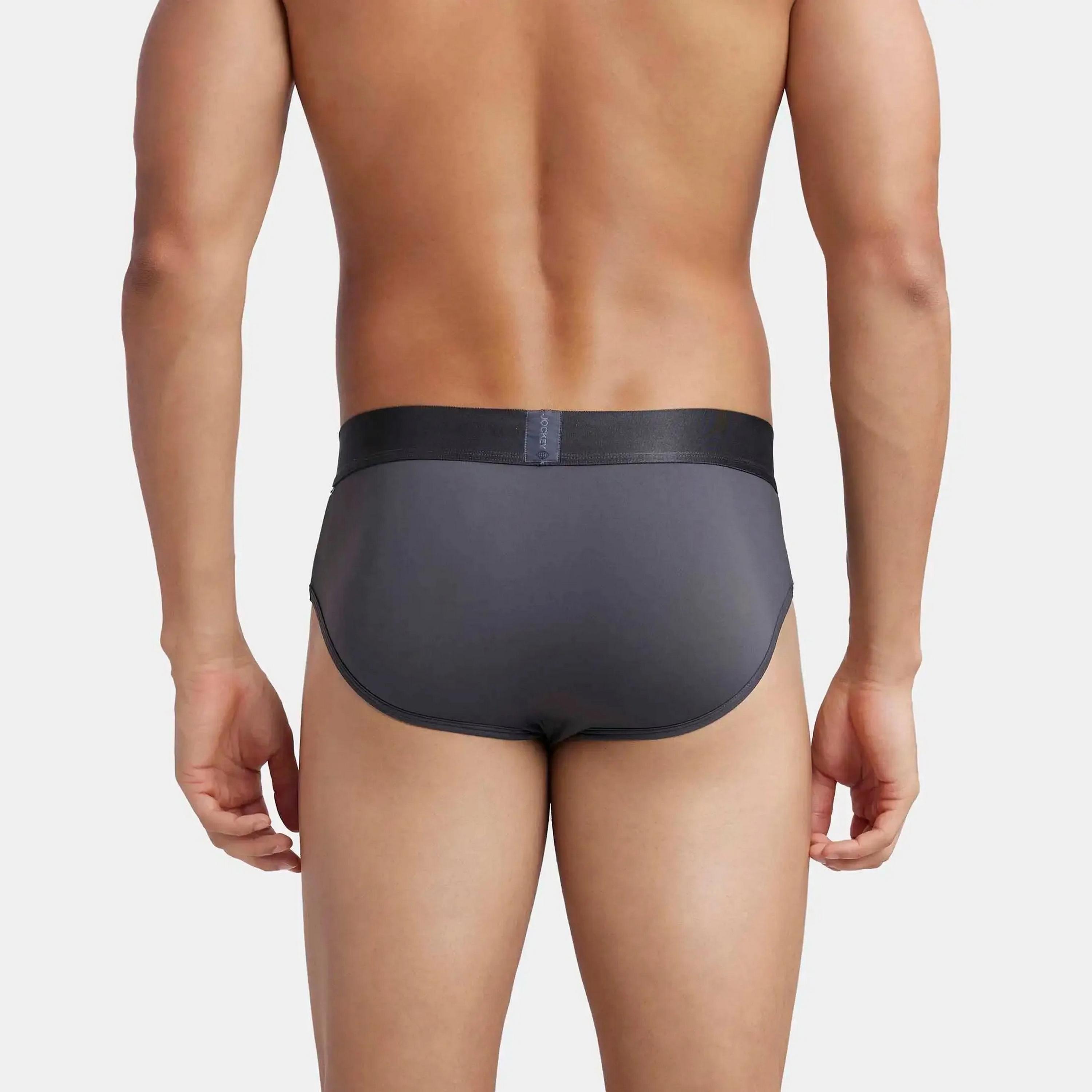 Jockey Brand Print Waistband Men's Briefs-men-clothing-innerwear-underwear-image-4