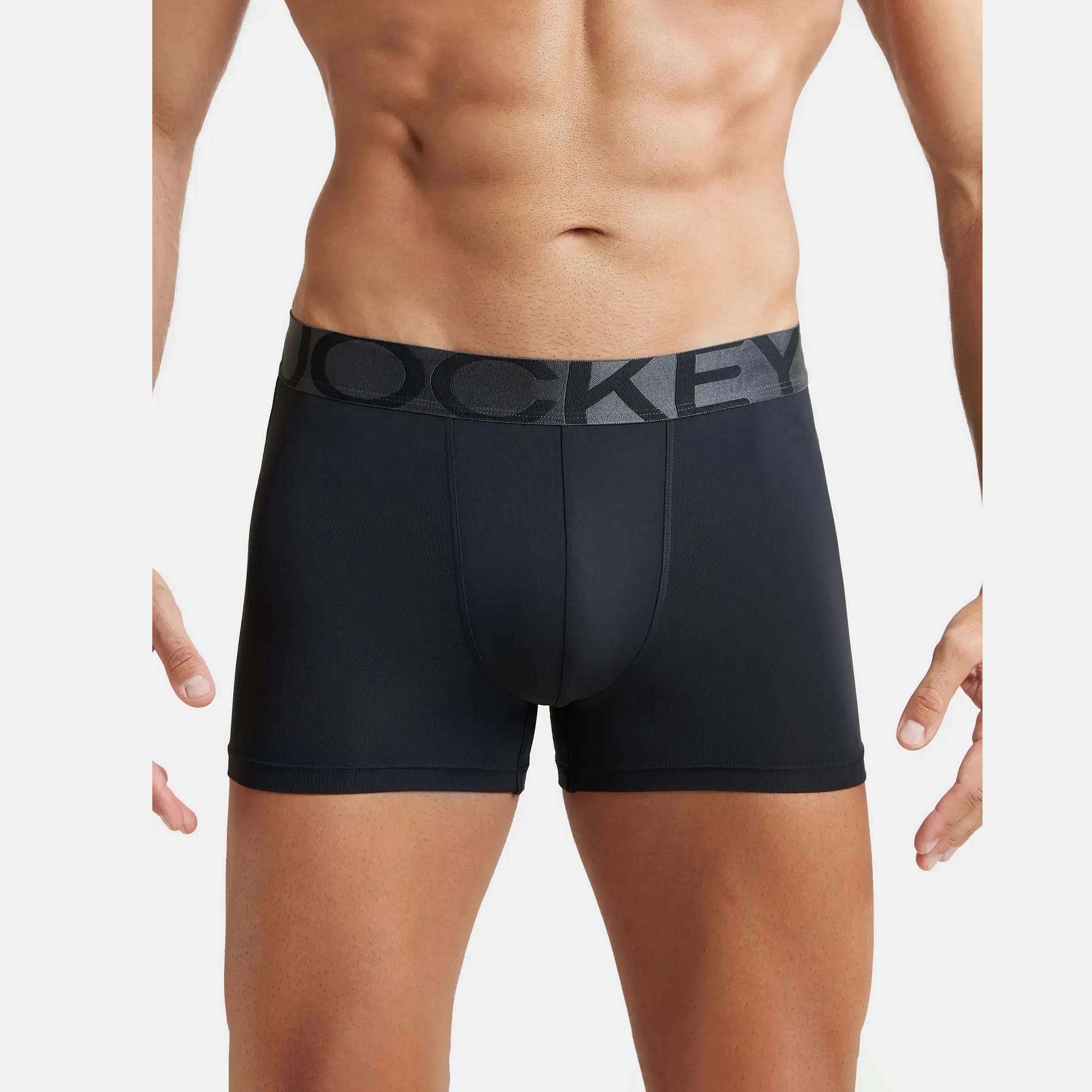 Jockey Brand Print Waistband Men's Trunks-men-clothing-innerwear-underwear-image-1