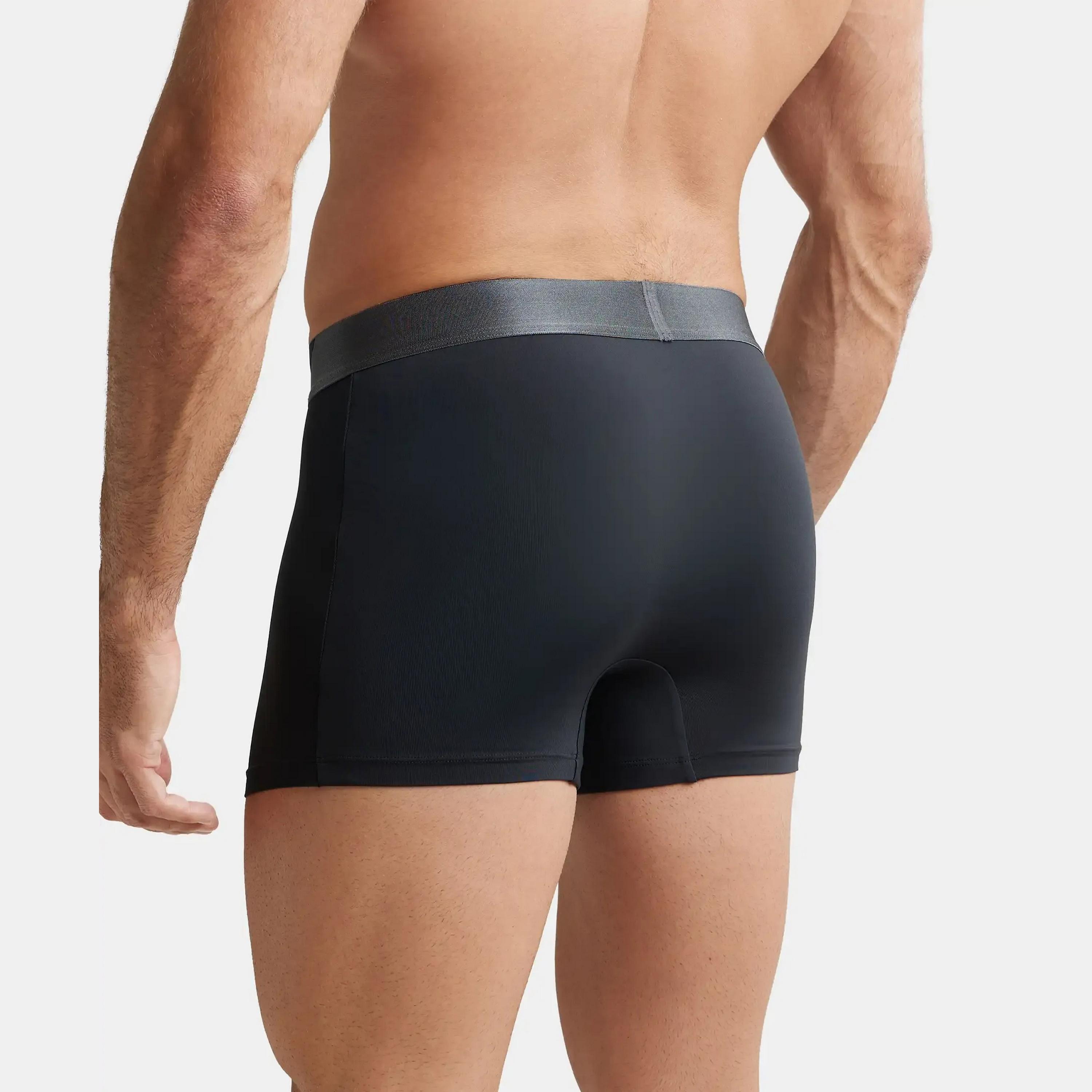 Jockey Brand Print Waistband Men's Trunks-men-clothing-innerwear-underwear-image-3