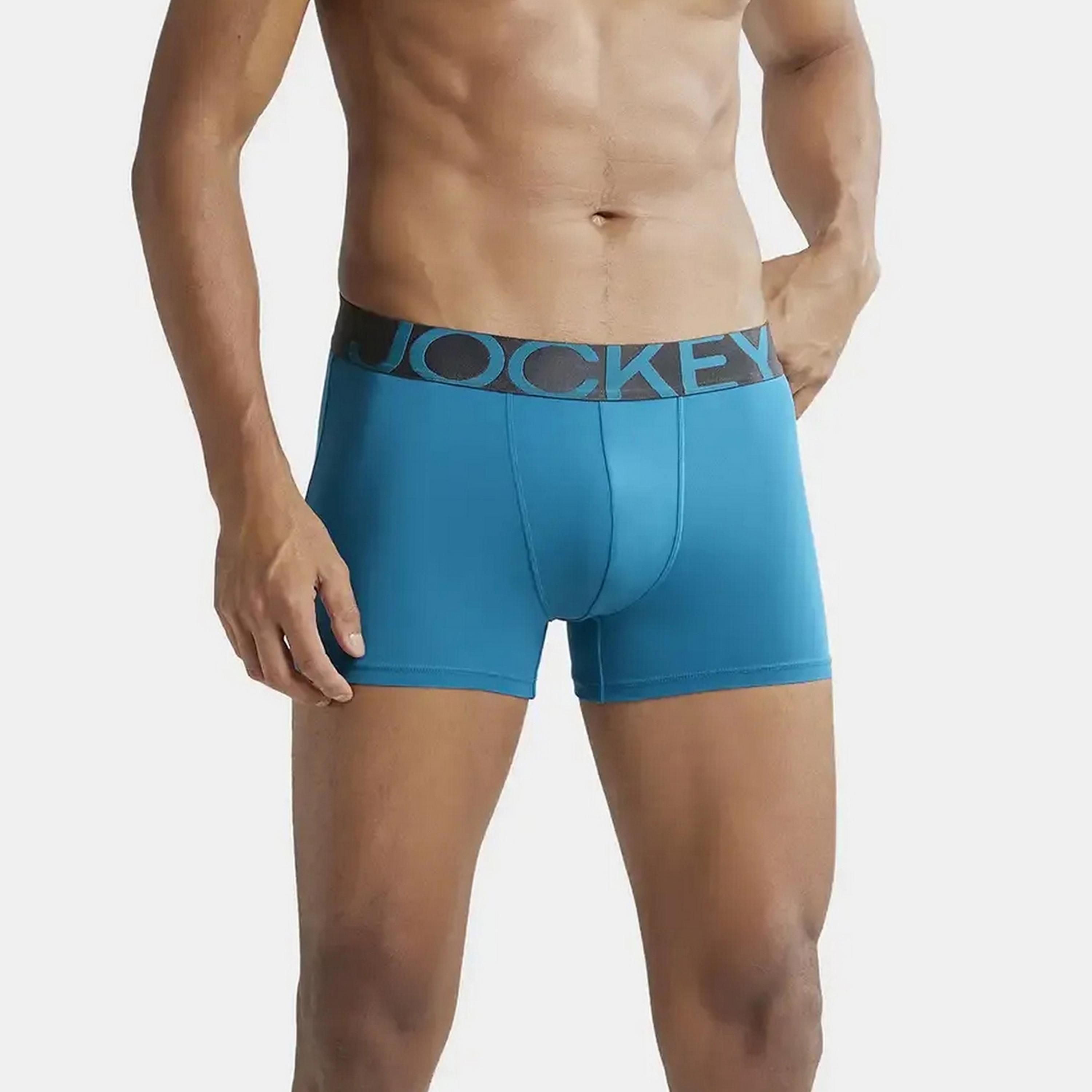 Jockey Brand Print Waistband Men's Trunks-men-clothing-innerwear-underwear-image-1