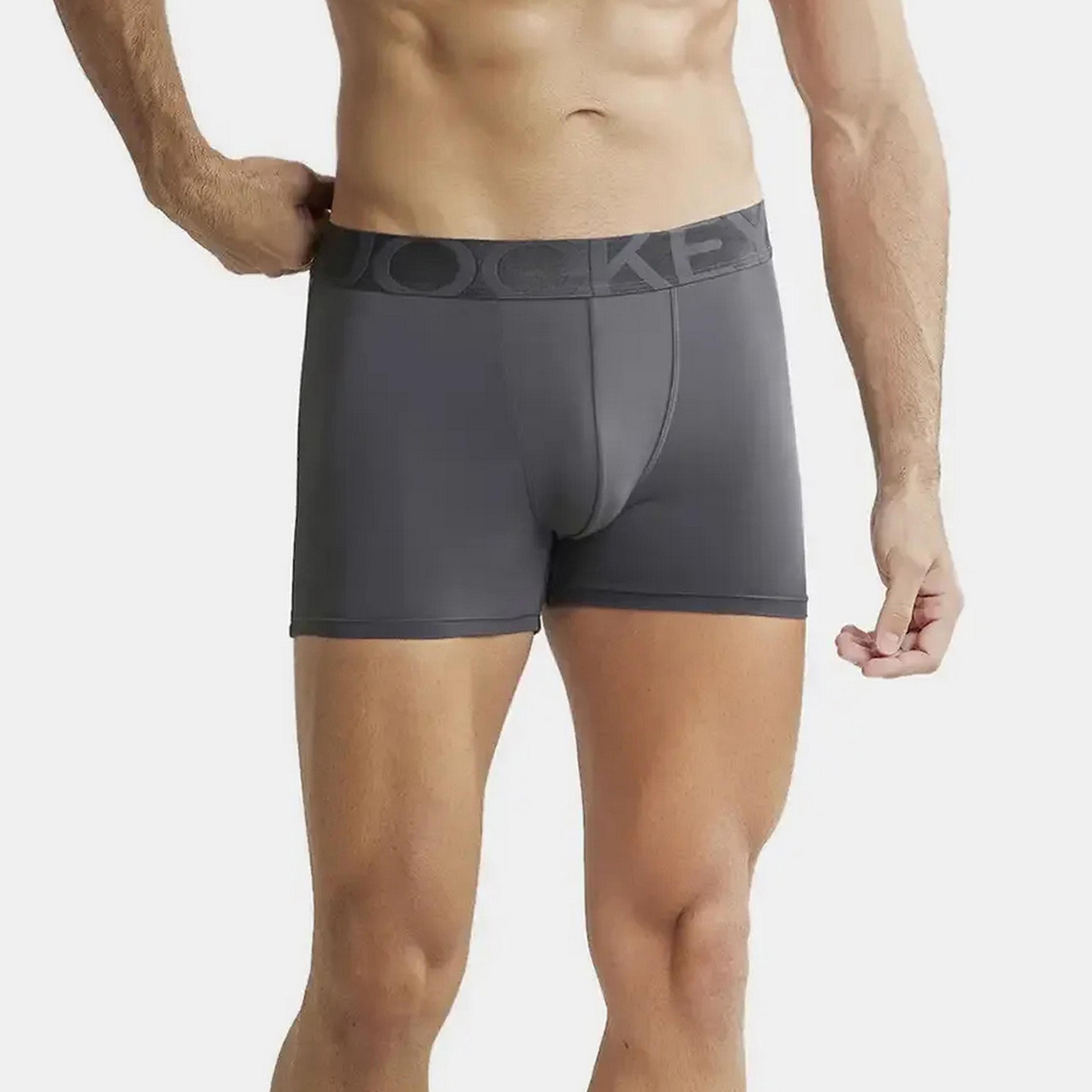 Jockey Brand Print Waistband Men's Trunks-men-clothing-innerwear-underwear-image-1