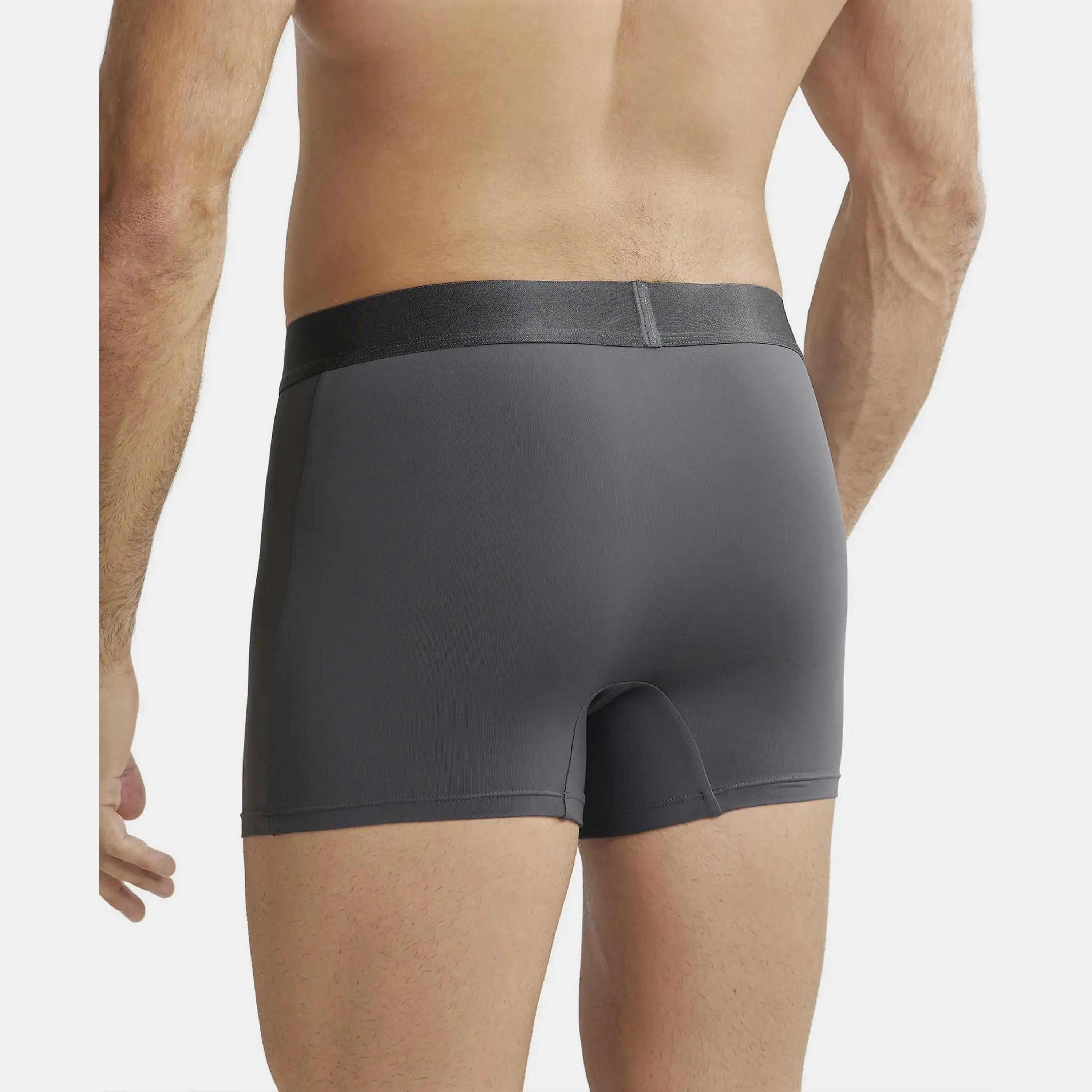 Jockey Brand Print Waistband Men's Trunks-men-clothing-innerwear-underwear-image-4