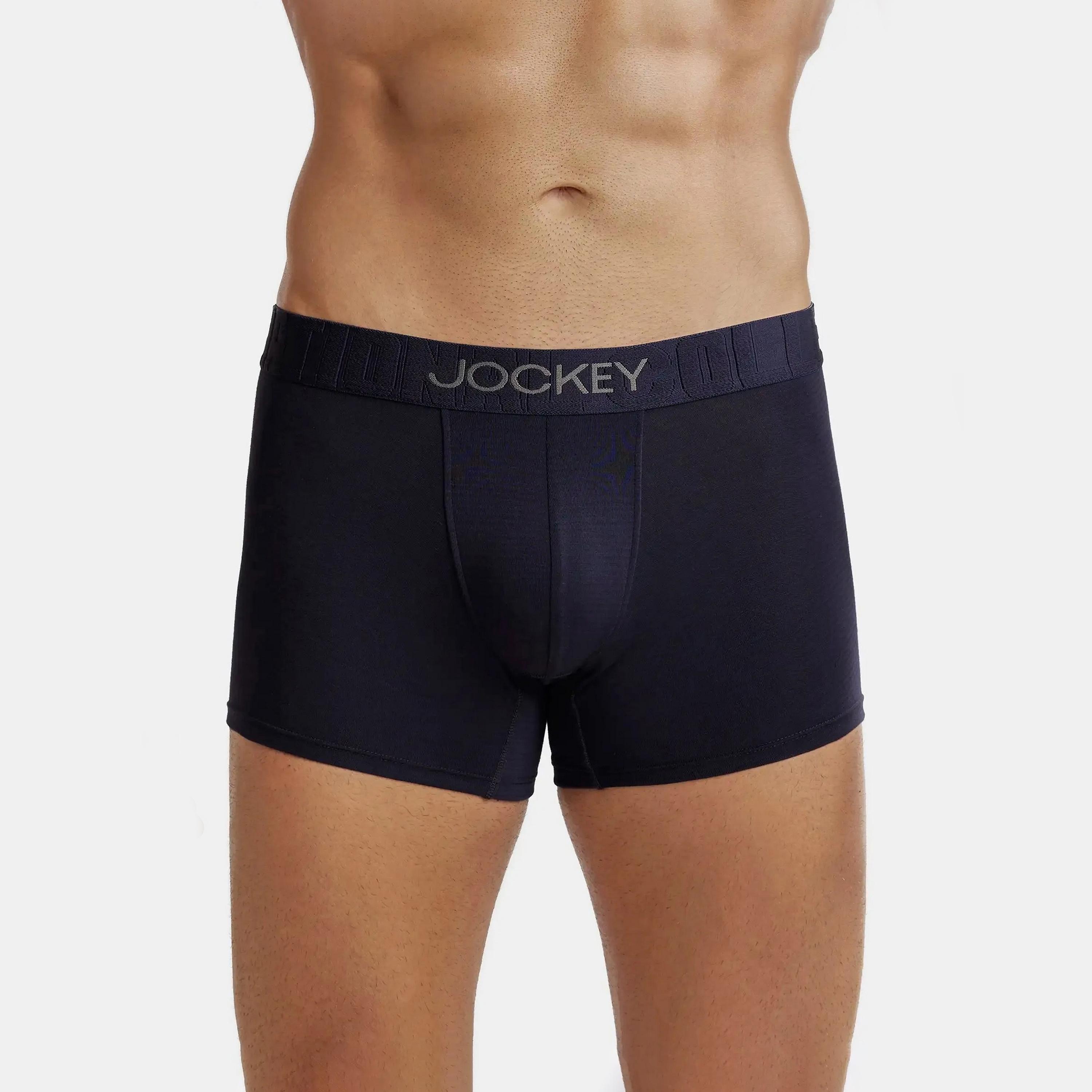 Jockey Brand Print Waistband Men's Trunks-men-clothing-innerwear-underwear-image-1