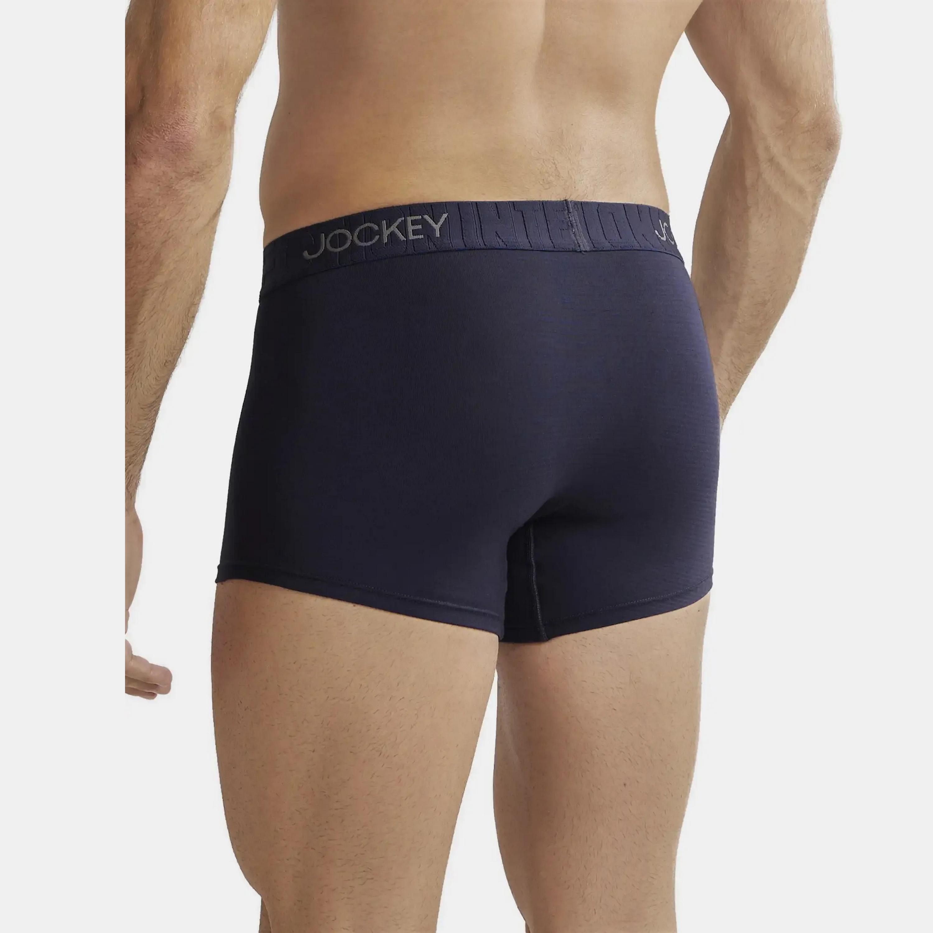 Jockey Brand Print Waistband Men's Trunks-men-clothing-innerwear-underwear-image-5