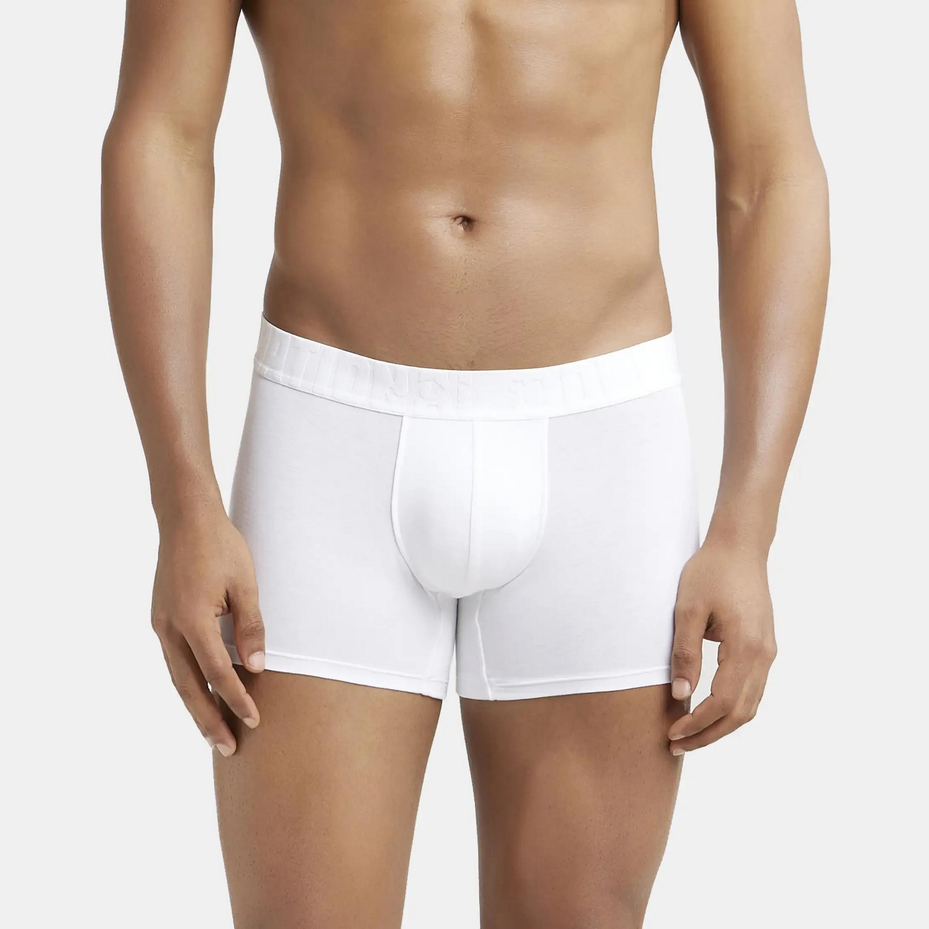 Jockey Brand Print Waistband Men's Trunks-men-clothing-innerwear-underwear-image-1