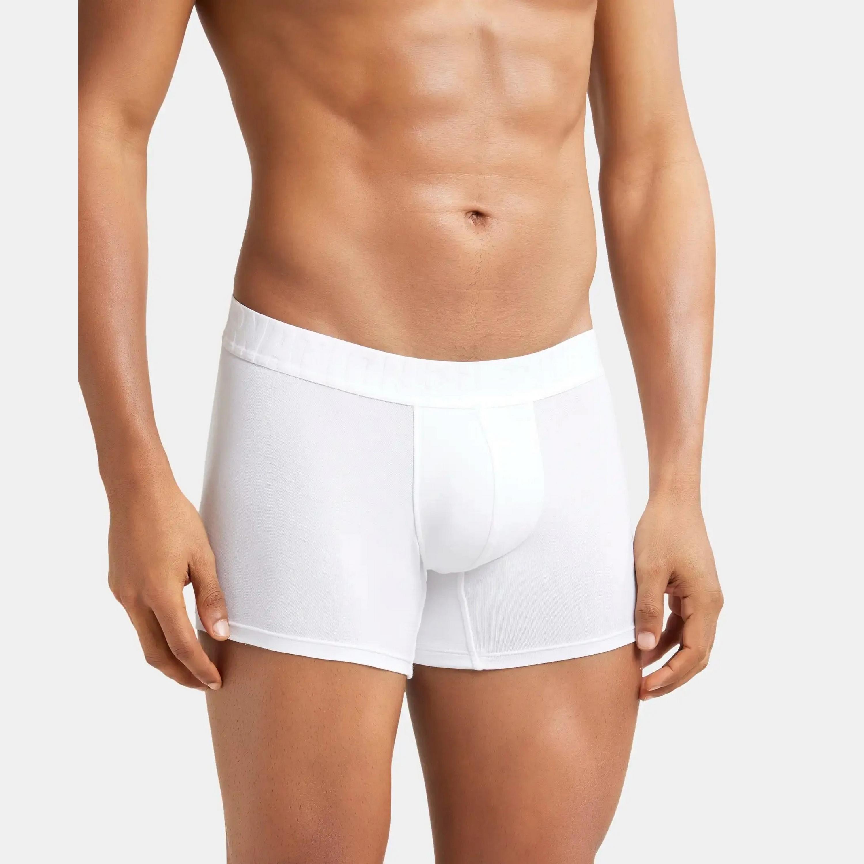 Jockey Brand Print Waistband Men's Trunks-men-clothing-innerwear-underwear-image-3