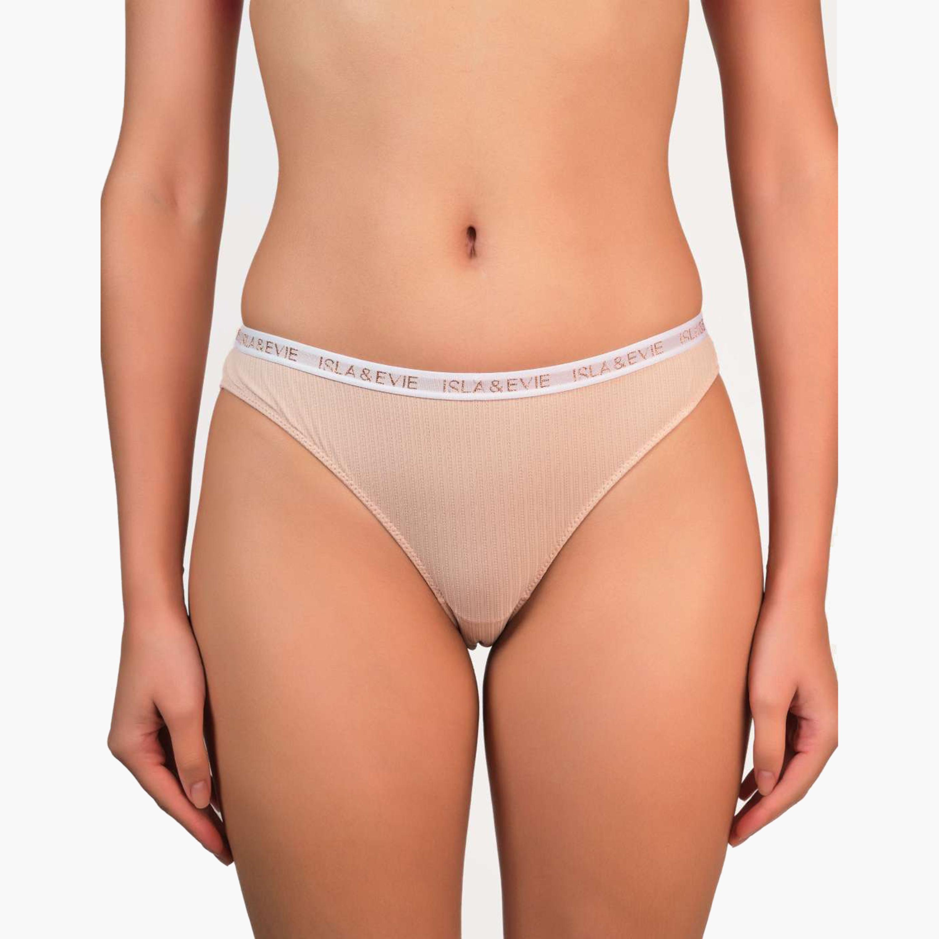Isla & Evie Trendy Lace Medium Coverage Women's Bikini Panties-women-clothing-lingerie-panties-image-8