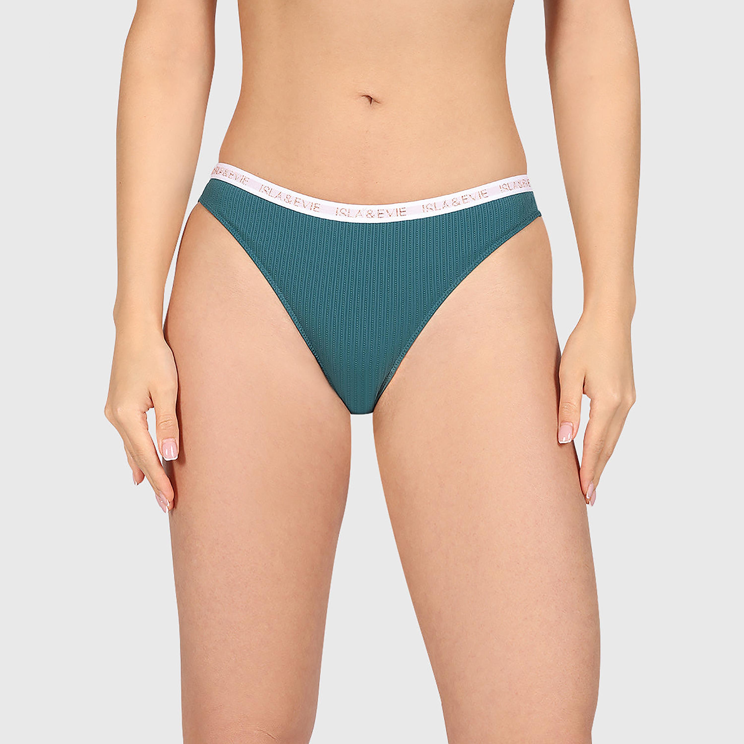 Isla & Evie Trendy Lace Medium Coverage Women's Bikini Panties-women-clothing-lingerie-panties-image-1