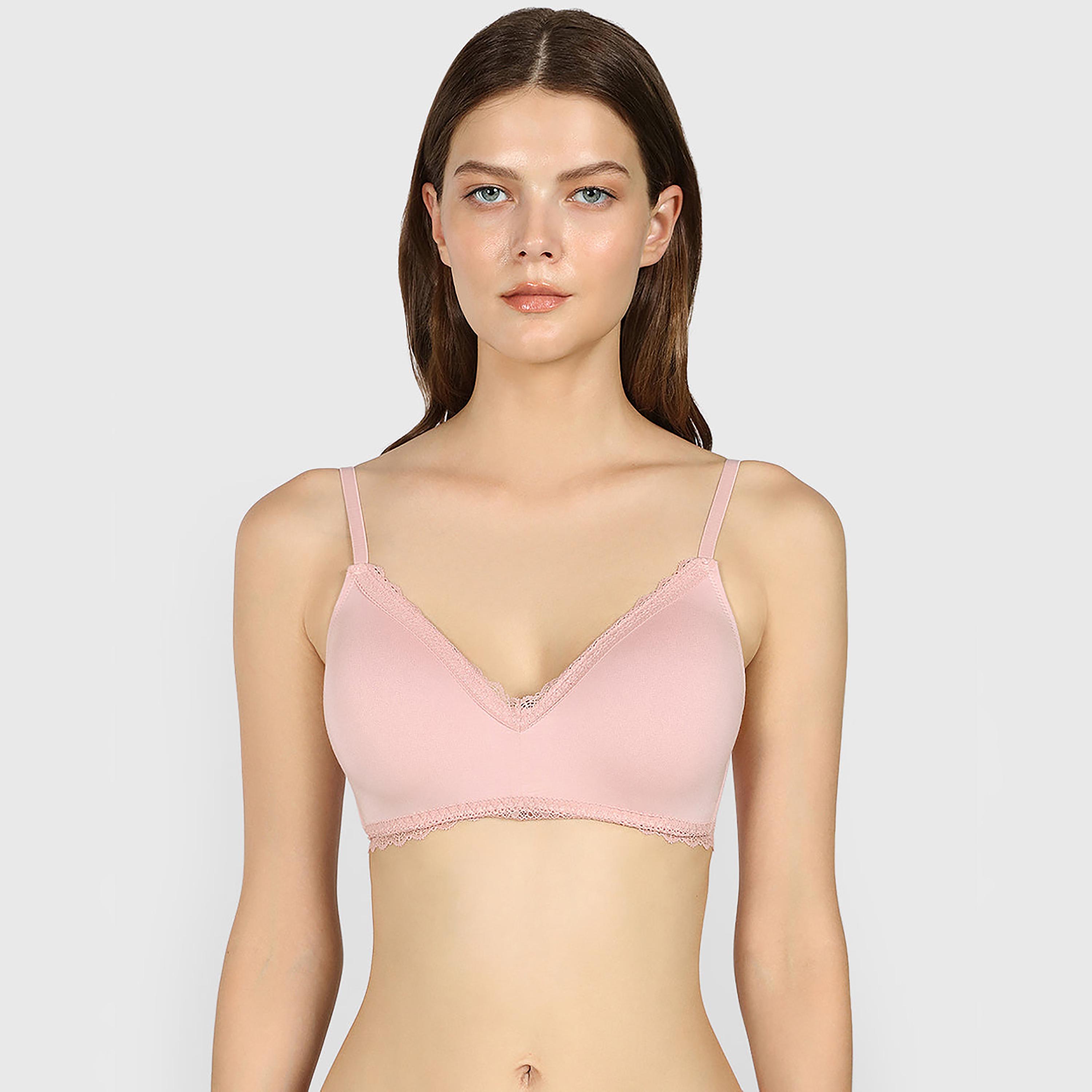 Isla & Evie Trendy Modal Non-Wired Medium Support Padded Women's Bralette-women-clothing-lingerie-bras-image-1